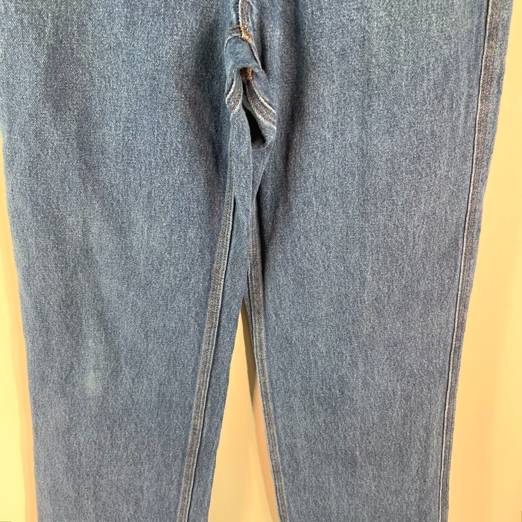 CO Duluth Trading Co Mens Low Rise Flat Front Blue Denim Straight Jeans Size 30X32 Size US 30 / EU 46 - 6 Thumbnail