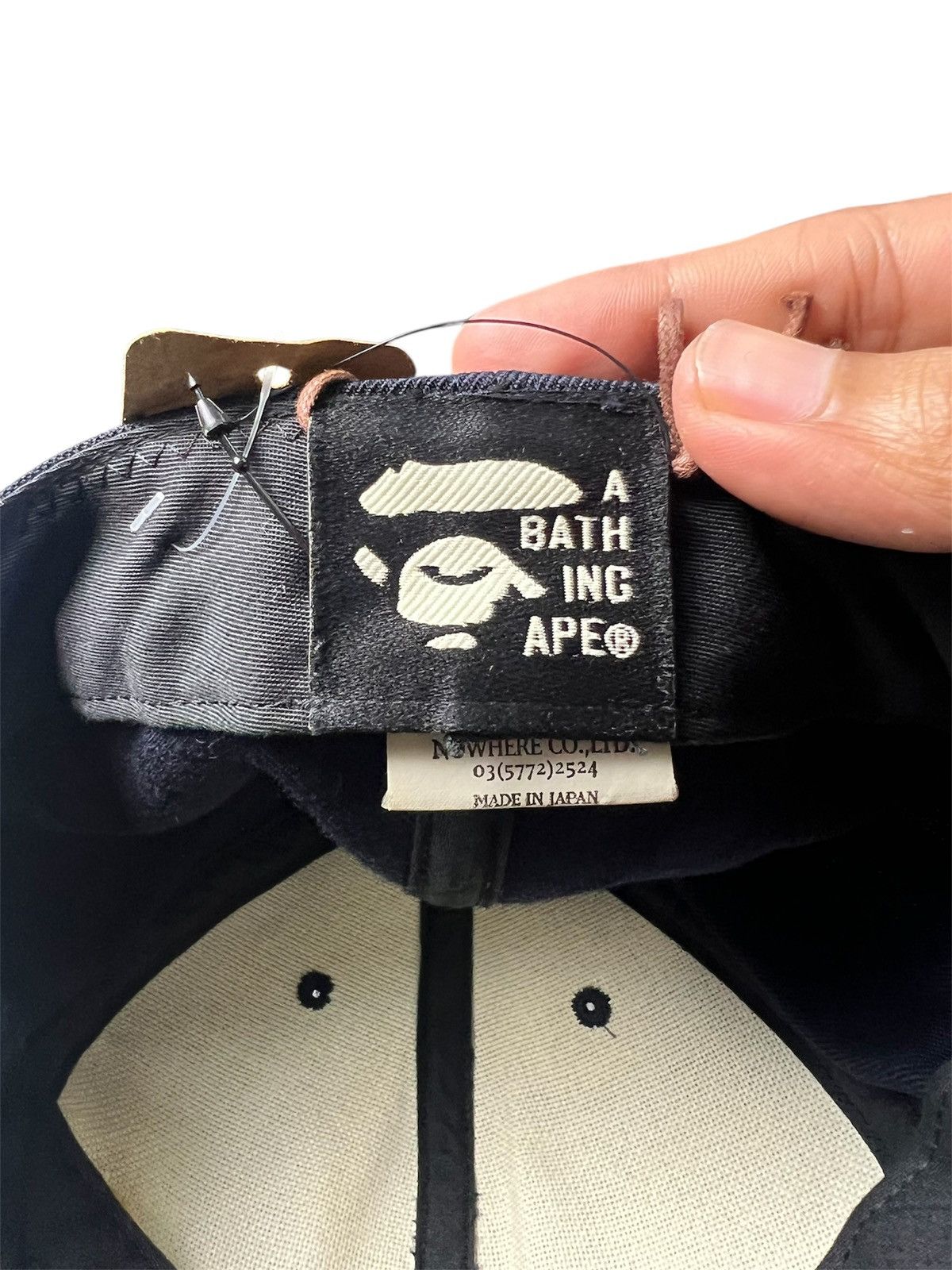 Bape × Vintage (NOS) 1990s Bape 'R' Nigo Era Fullcap Wool Size ONE SIZE - 4 Thumbnail