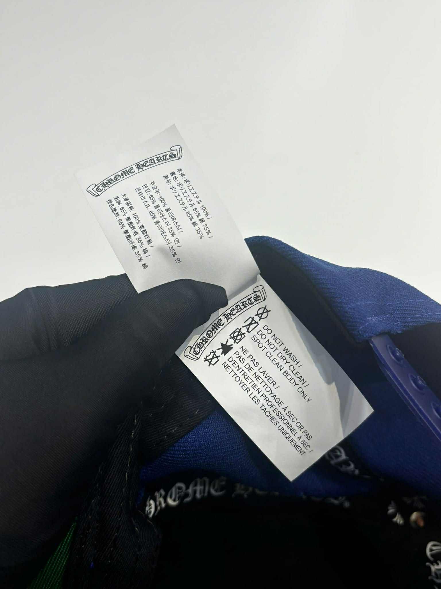 Chrome Hearts Chrome Hearts 6 Panel On Field CH White Baseball Cap Blue Size ONE SIZE - 9 Thumbnail