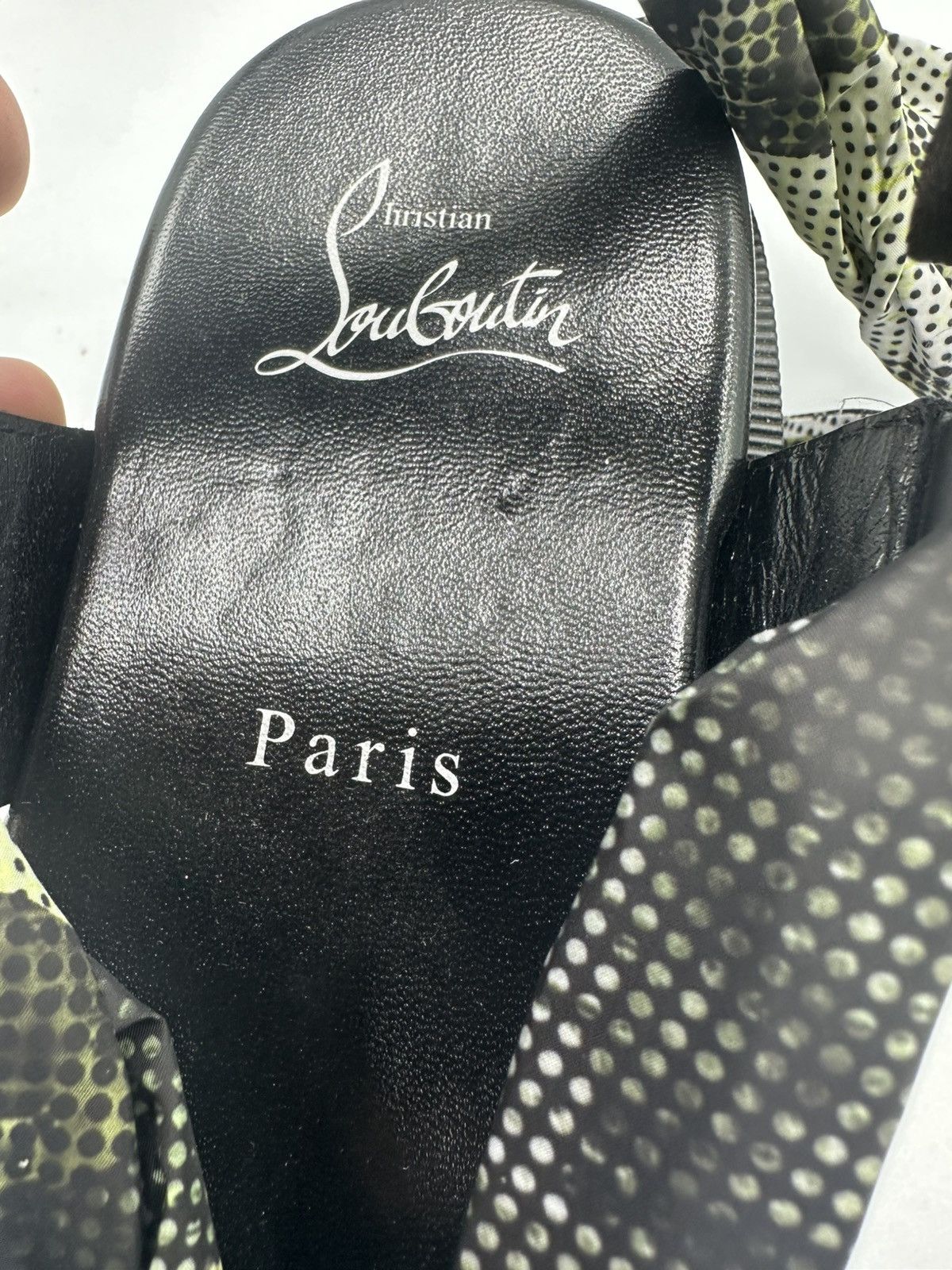 Christian Louboutin Christian Louboutin Printed Gladiator Sandals Size US 6.5 / IT 36.5 - 6 Thumbnail