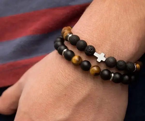 VIBE Double Cross Bead Bracelets Size ONE SIZE - 3 Thumbnail