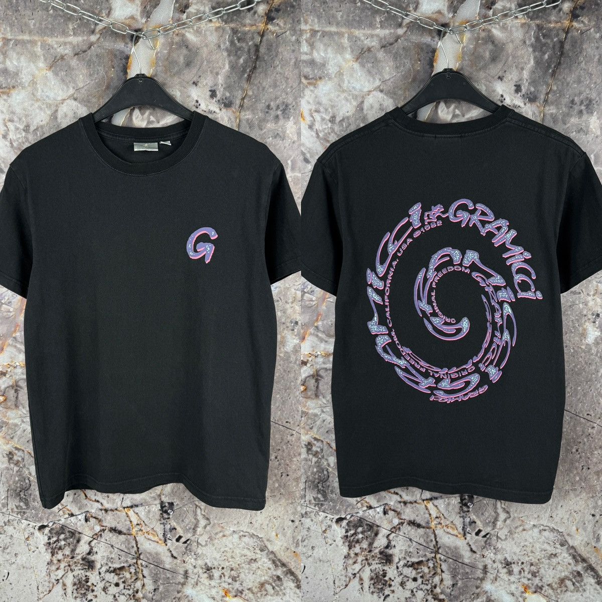 Gramicci Gramicci Men’s Graphic Logo T-Shirt Black Short Sleeve Size US XS / EU 42 / 0 - 1 Thumbnail