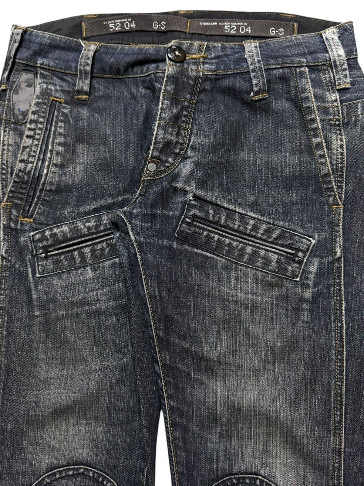 G-Star Vintage 90s G-Star Faded Wash Avant Garde Tactical Straight Size US 31 - 3 Thumbnail