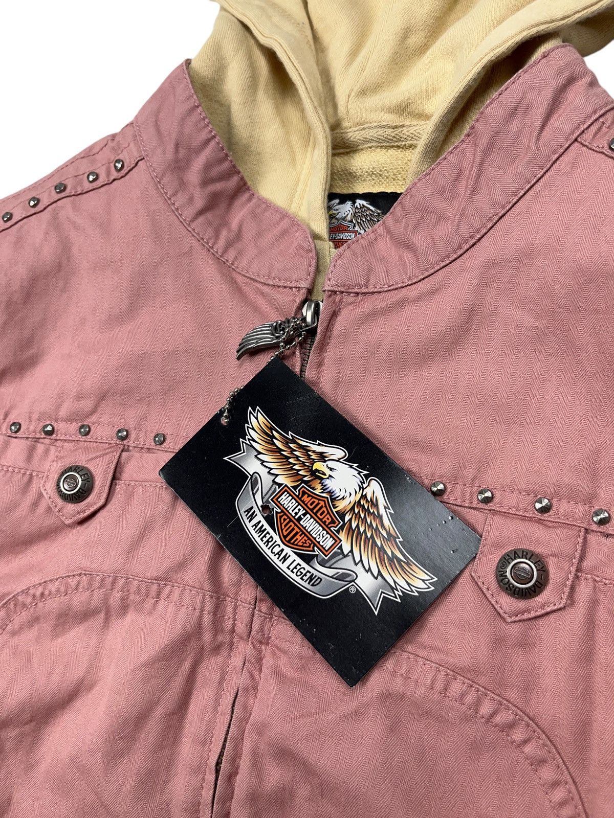 Harley Davidson Vintage y2k Harley Davidson 3 in 1 Jacket Embroidered Size M / US 6-8 / IT 42-44 - 7 Thumbnail
