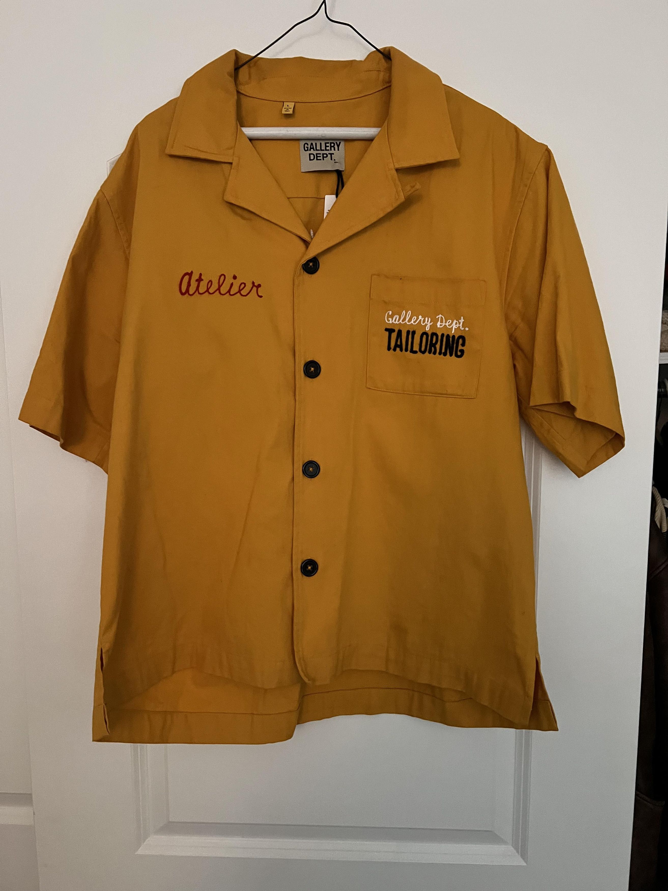 Gallery Dept. Gallery Dept Yellow Atelier Parker Shirt Large | Grailed