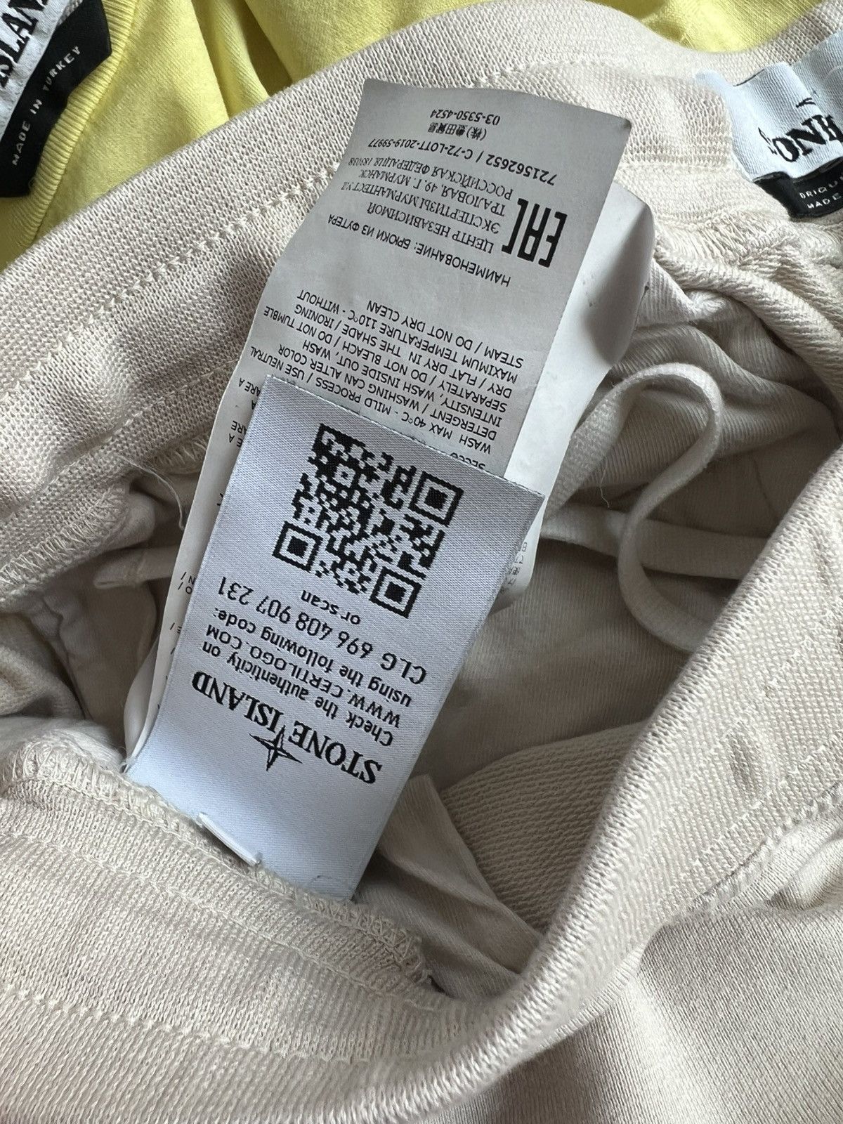Stone Island Stone island beige joggers / sweatpants Size US 38 / EU 54 - 7 Thumbnail