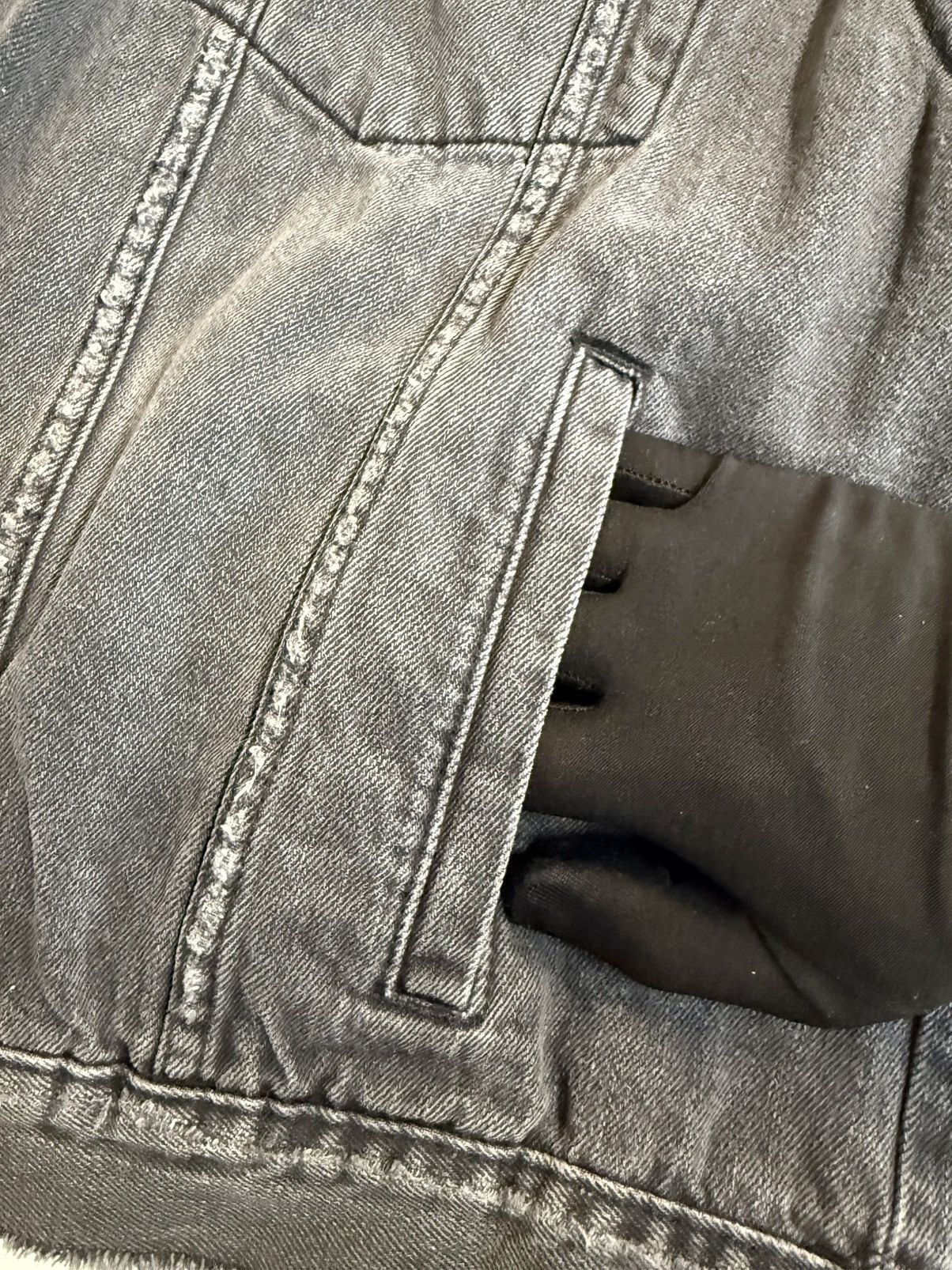 Ksubi KSUBI Faded Black Denim Vest — Cut-Off Trucker XXL Size US XXL / EU 58 / 5 - 10 Thumbnail