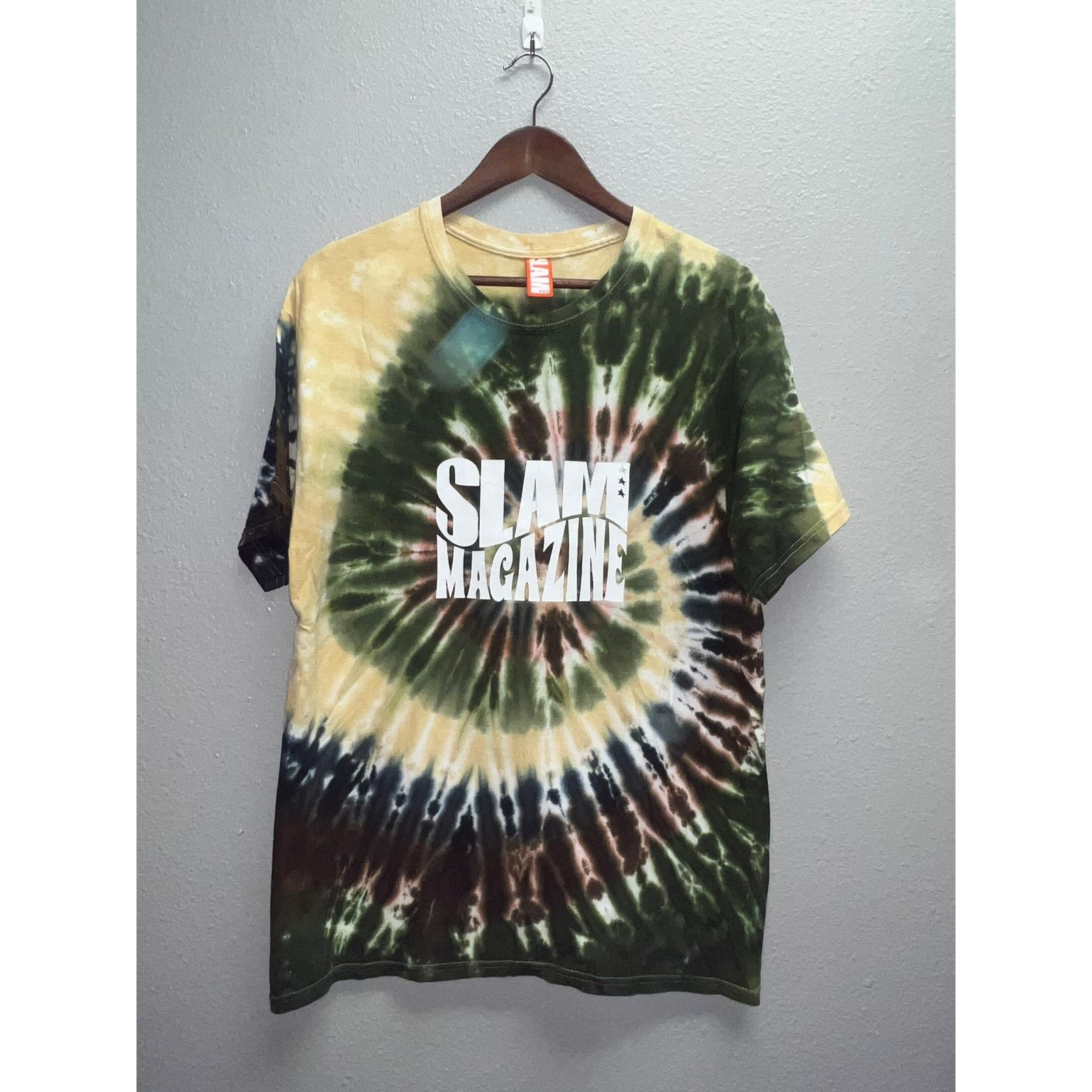 Vintage Vintage Slam Magazine Shirt Basketball Hoop Green Tee Large Size US L / EU 52-54 / 3 - 1 Thumbnail