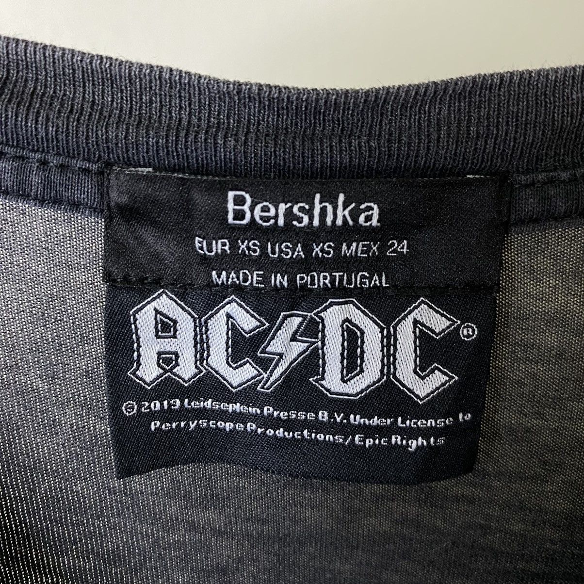 AC/DC Bershka x ACDC Collaboration Washed Black T Shirt Size US L / EU 52-54 / 3 - 3 Thumbnail