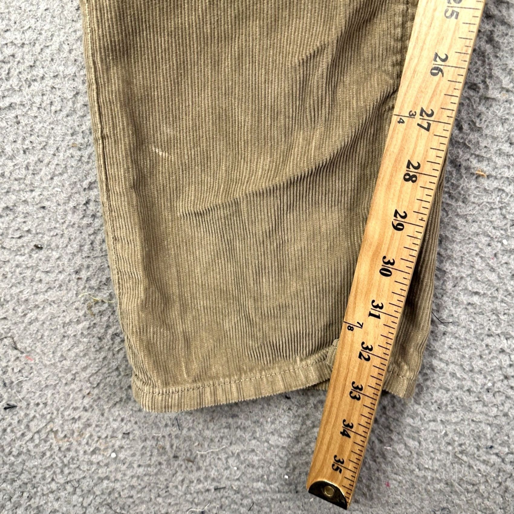 Banana Republic Banana Republic Corduroy Pants Mens 31X32 Tan Flat Front 5 Pockets Pima Cotton Corduroy Straight Leg Casual Preppy Reg Size US 31 - 6 Thumbnail