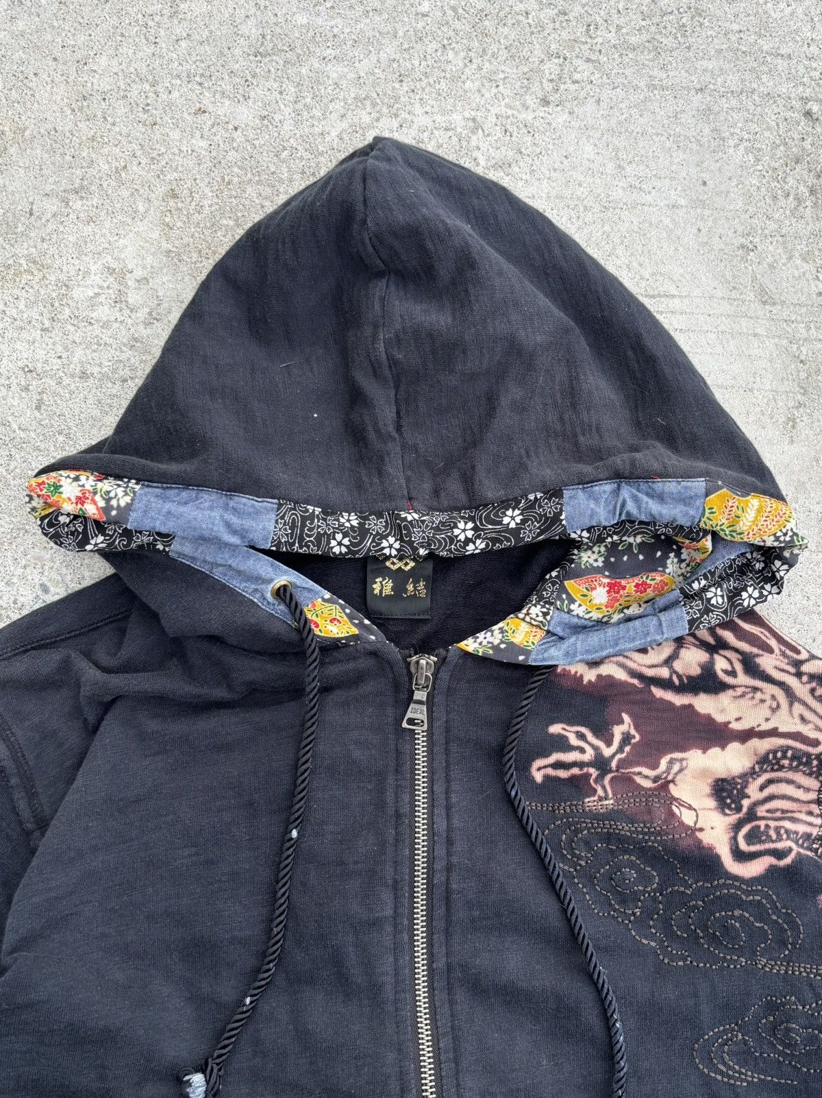 If Six Was Nine Vintage Japanese Dragon kimono patchwork hoodies Size US XS / EU 42 / 0 - 2 Thumbnail