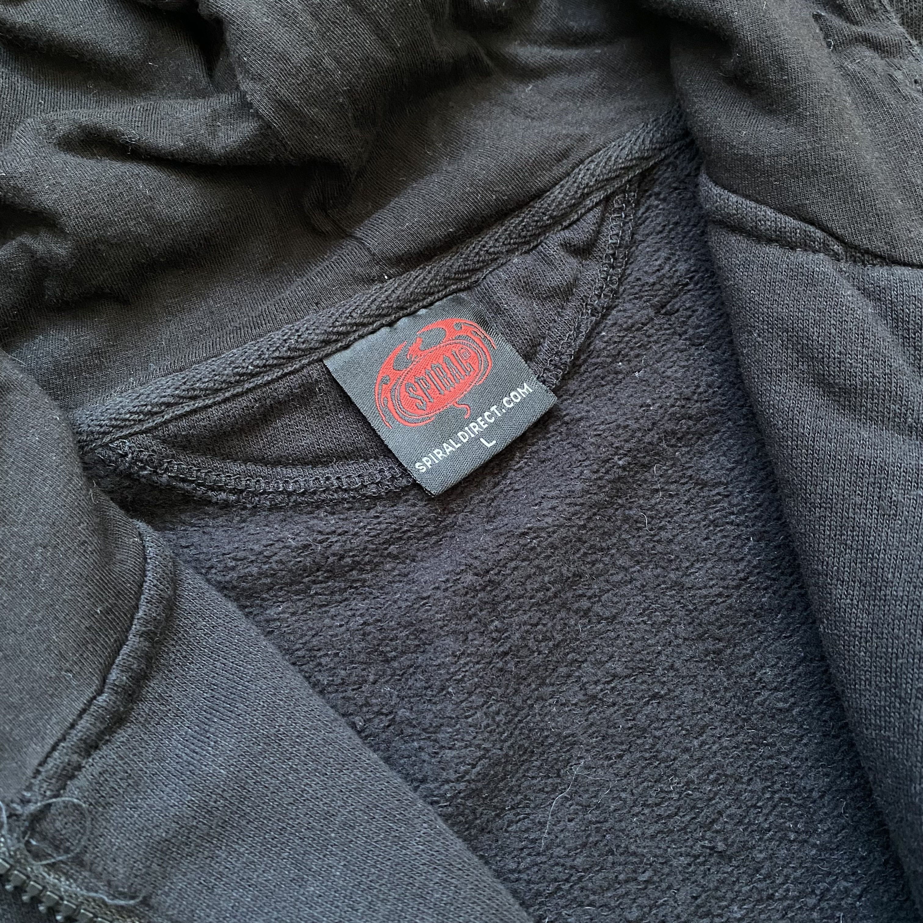 Russell Athletic 🐺Vintage 00 Y2K Wolf Graphic hoodie Zip up Wolves Rock Size US L / EU 52-54 / 3 - 6 Thumbnail