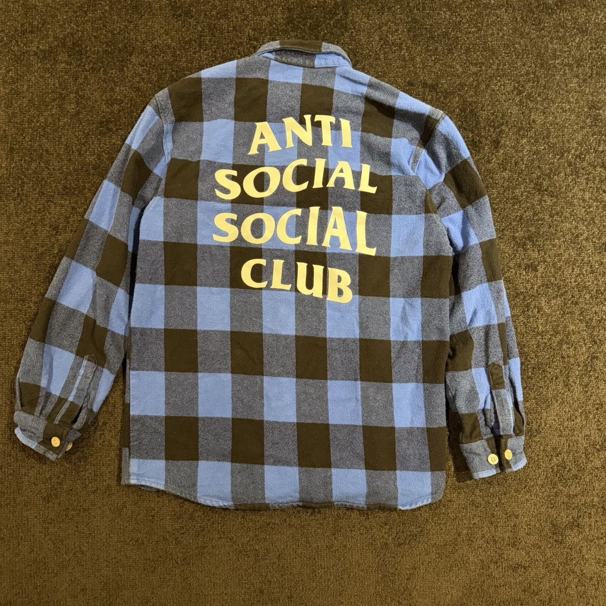 Anti Social Social Club Black and blue antisocial Social Club flannel button up Size US S / EU 44-46 / 1 - 1 Thumbnail