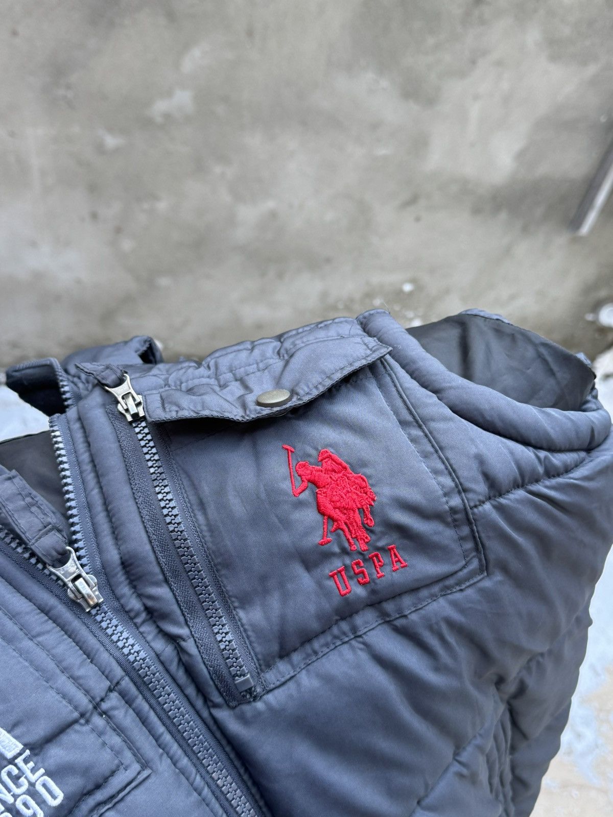 Polo Ralph Lauren Vintage Polo Vest Ralph Lauren USA Flag Puffer Vest USPA Size US M / EU 48-50 / 2 - 9 Thumbnail