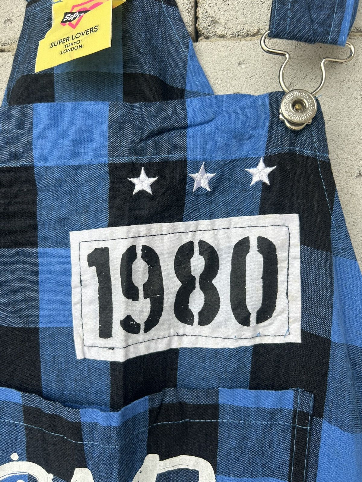 Hysteric Glamour Super Lovers Tokyo Blue Checkered Coverall Size US 32 / EU 48 - 8 Thumbnail