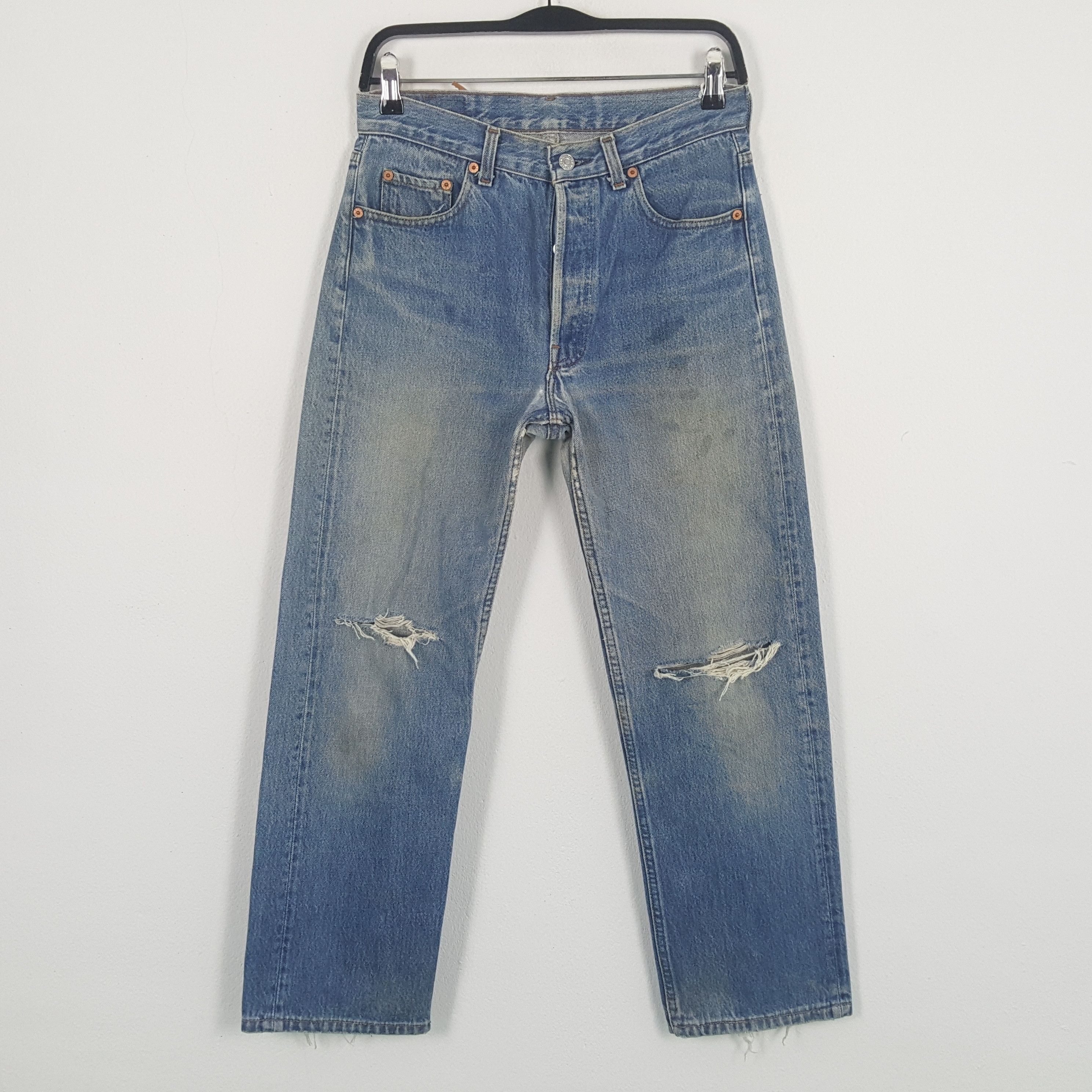 Levi's × Vintage LEVIS Daily Streetwear Style Distressed Jeans Size US 29 - 1 Thumbnail