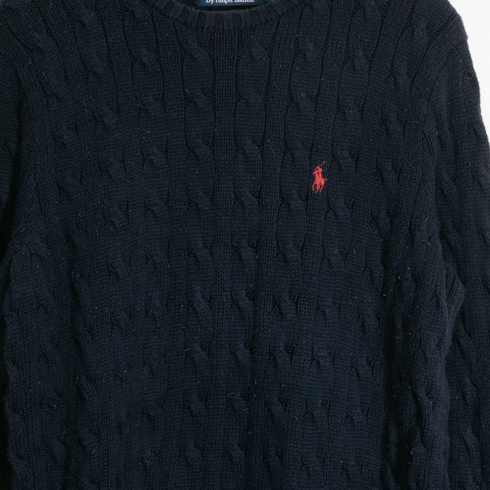 Polo Ralph Lauren Vintage 90s Polo Ralph Lauren Cable Knit Cotton Sweater Larg Size US L / EU 52-54 / 3 - 3 Thumbnail
