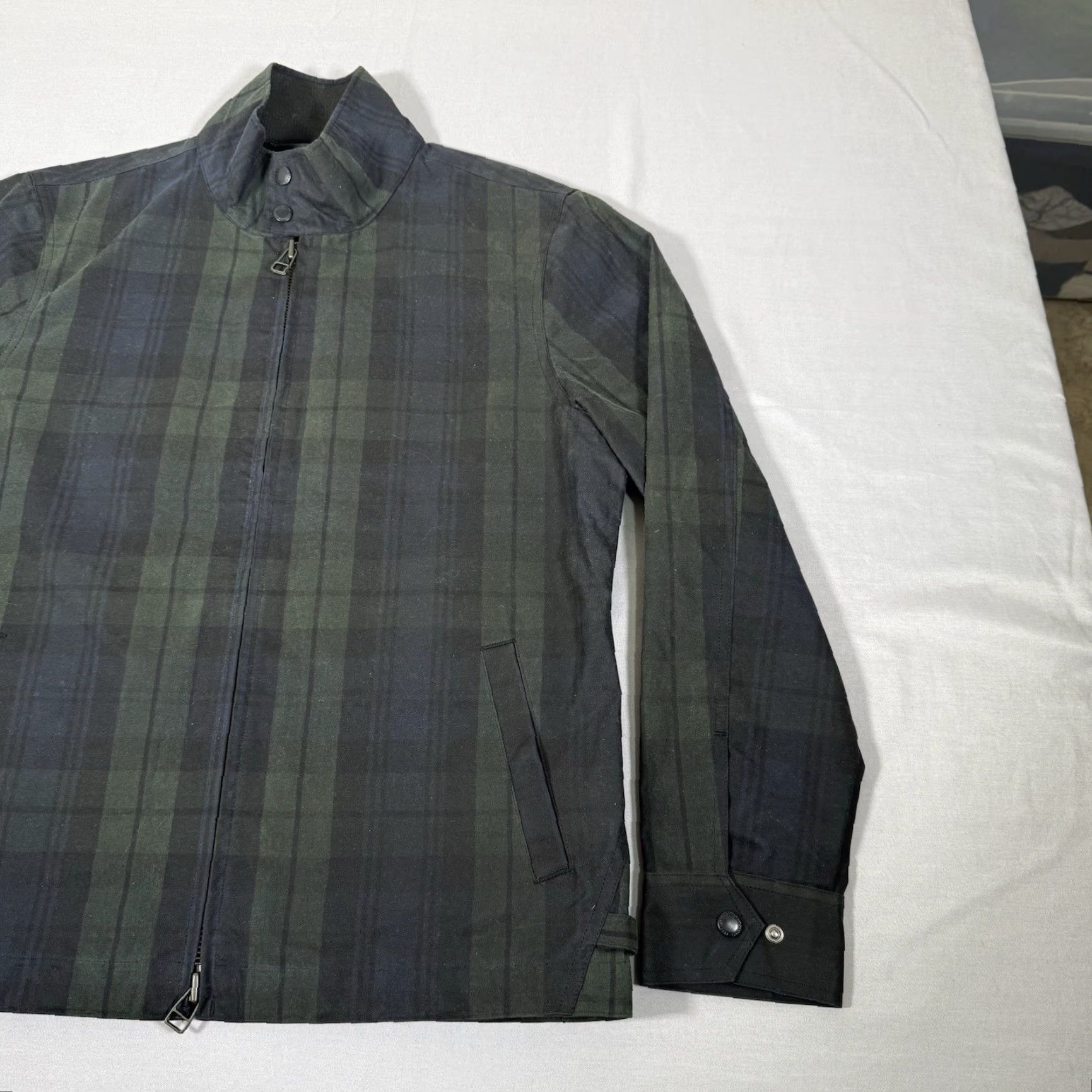 Taylor Stitch Taylor Stitch Jacket Mens 38 Waxed Cotton Plaid Halley Stevensons Zip Up Outdoor Size US XXS / EU 40 - 3 Thumbnail