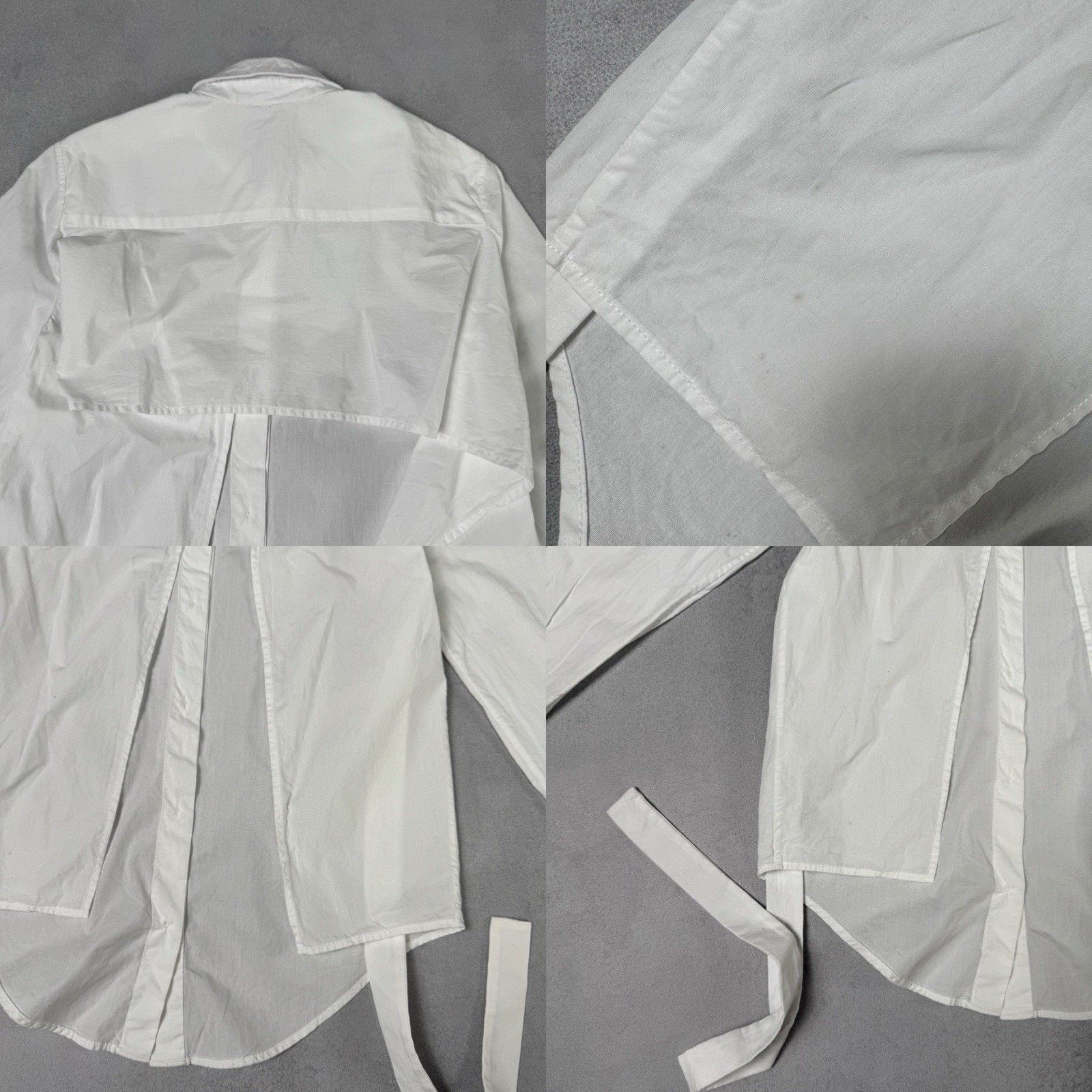 Vintage Tome White Women Shirt Button Up Open Back Size 2 Size XS / US 0-2 / IT 36-38 - 24 Thumbnail