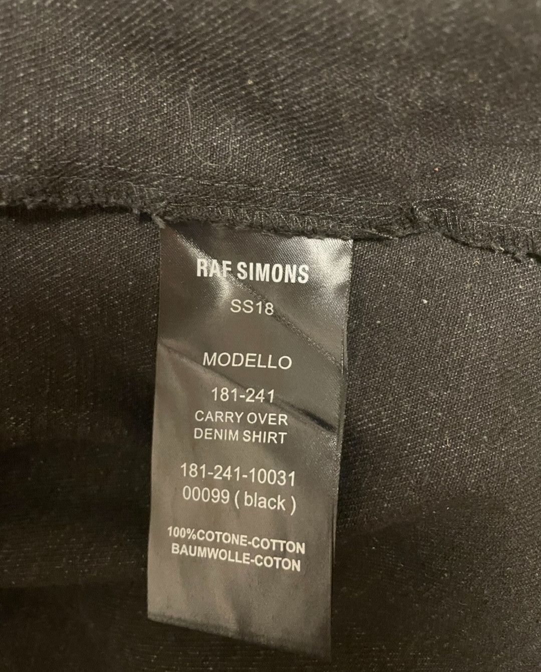 Raf Simons raf simons SS18 Blade Runner denim shirt-2505 Size US S / EU 44-46 / 1 - 3 Thumbnail