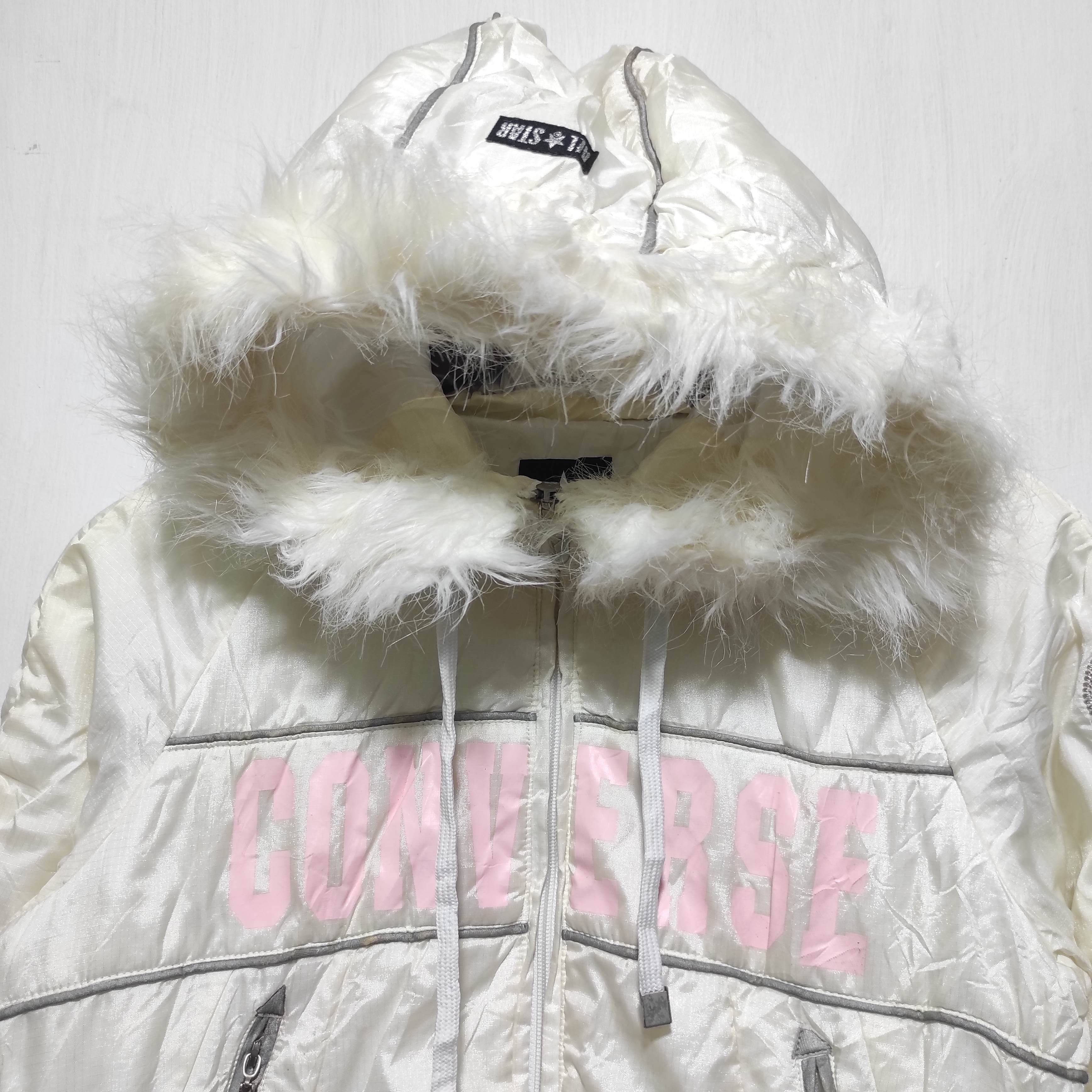 Converse Converse Fur Hoodie Jacket i6w9 style Size S / US 4 / IT 40 - 3 Thumbnail