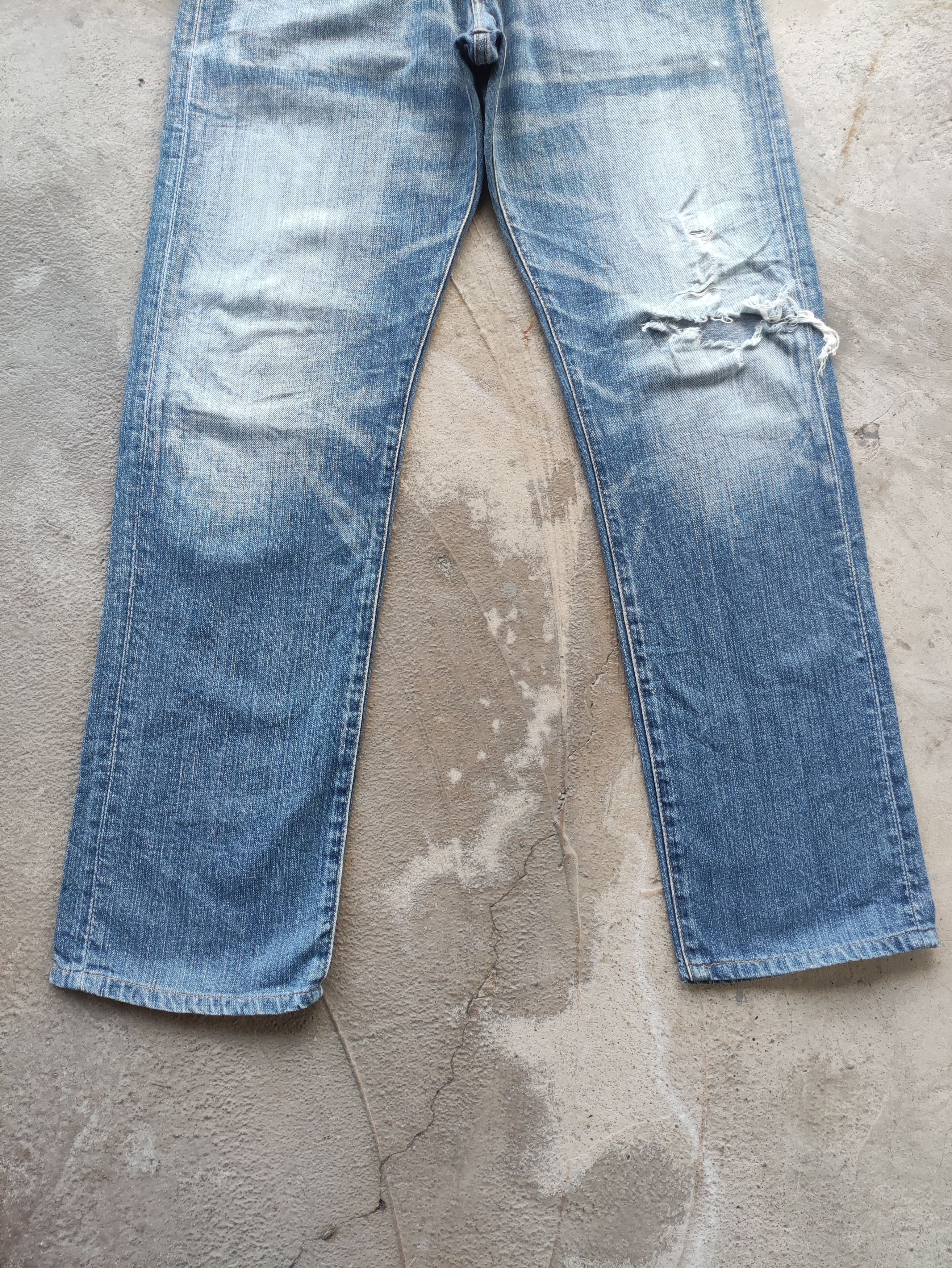 Levi's Vintage Levis 505 Japan Jean Distressed Faded Denim Size US 34 / EU 50 - 4 Thumbnail