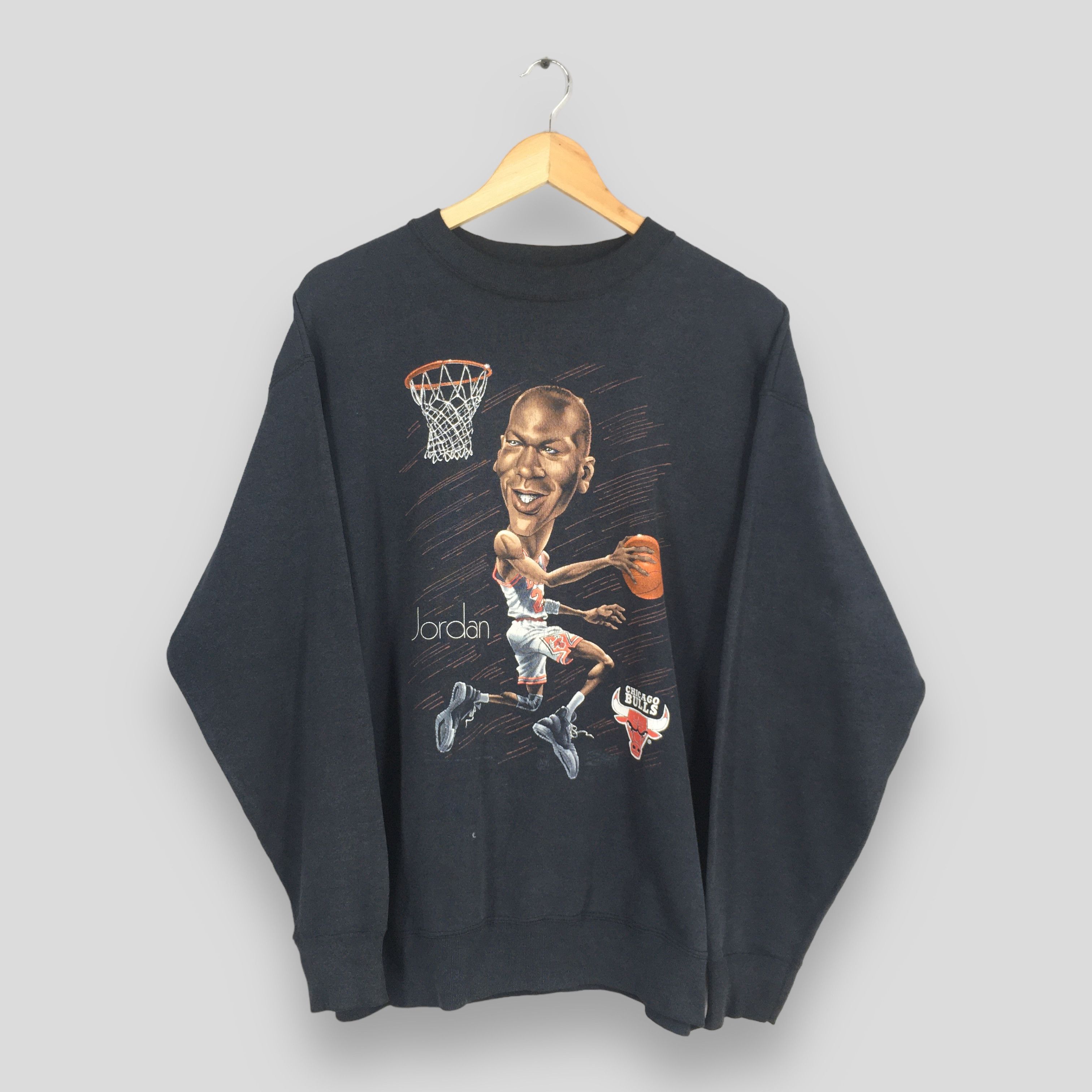 Jordan Brand Vintage Michael Jordan NBA Baseball Sweatshirt Large Size US L / EU 52-54 / 3 - 1 Thumbnail