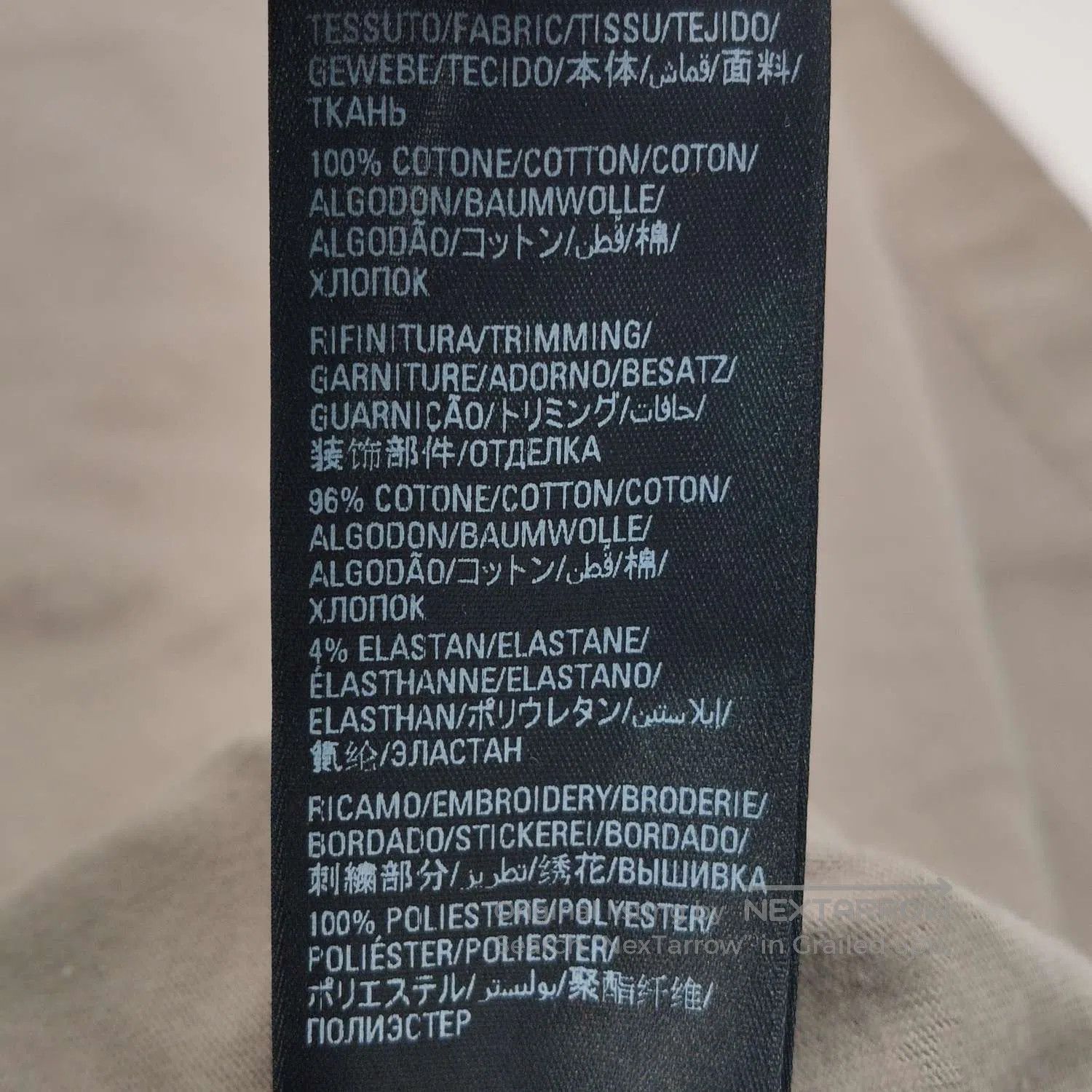 Balenciaga Balenciaga M Cotton Logo Short Sleeve Tee. Size M / US 6-8 / IT 42-44 - 8 Thumbnail