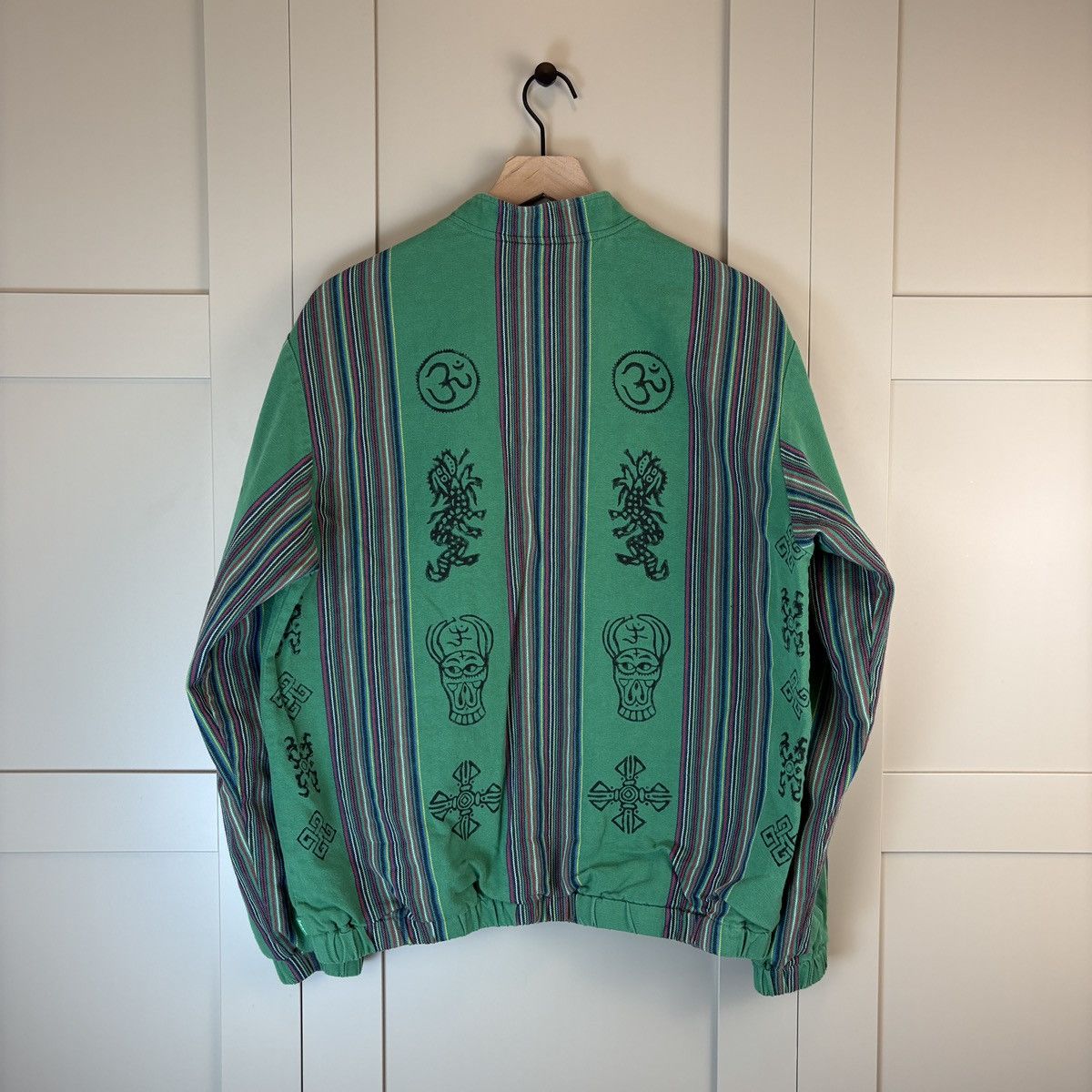 18ss Woven Supreme Woven Striped Batik Jacket Buy Supreme Woven