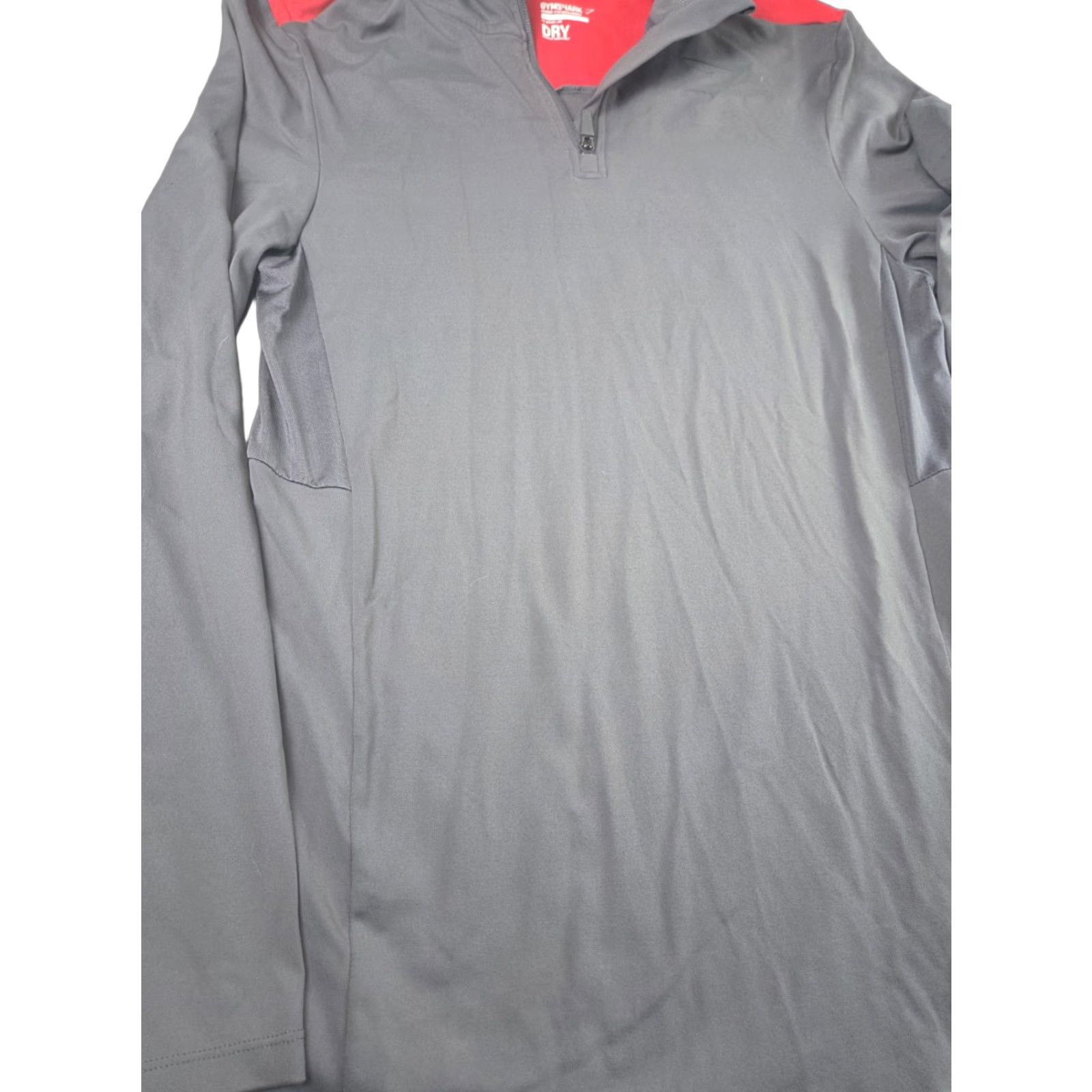 Gymshark Gymshark Dry Pullover Women’s L 1/4 Zip Long Sleeve Gray Shirt Athletic Activewear Logo Pullover Womens Size L / US 10 / IT 46 - 1 Thumbnail
