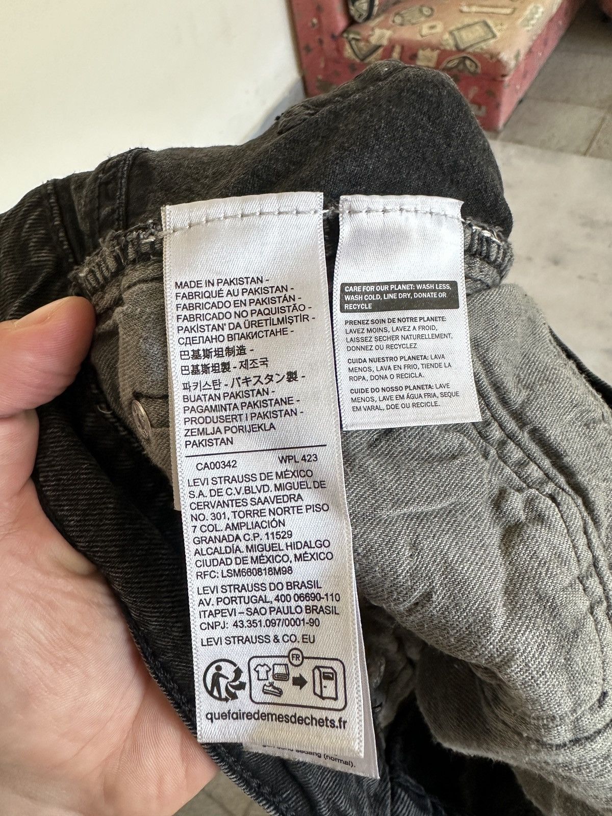 Levi's Levis 515 Gray Denim Jeans Pants Size 33/30 Size US 33 - 6 Thumbnail