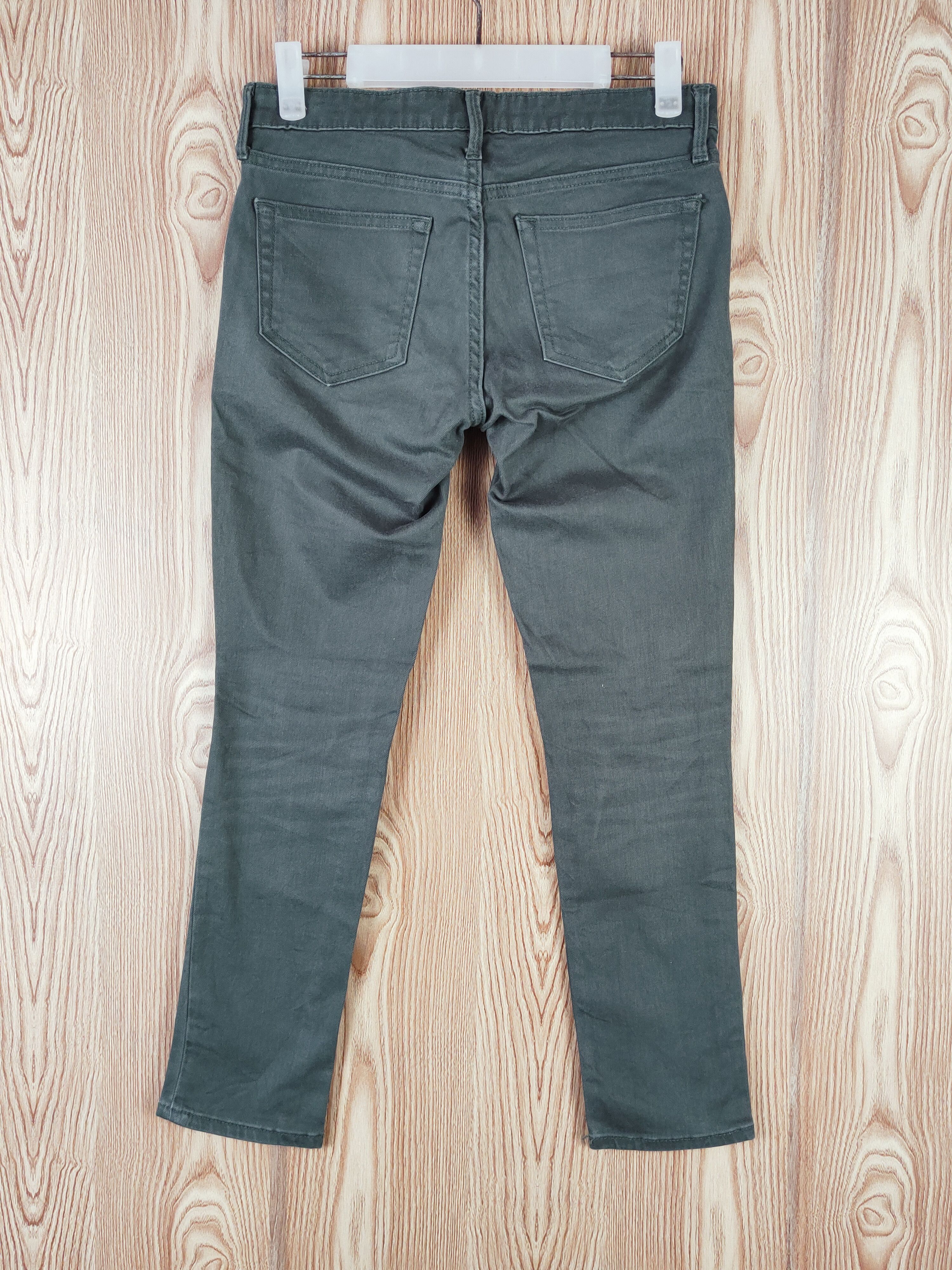 Gap × Vintage Vintage 💥 Gap Green Distressed Ripped Jeans Size 29" - 7 Thumbnail