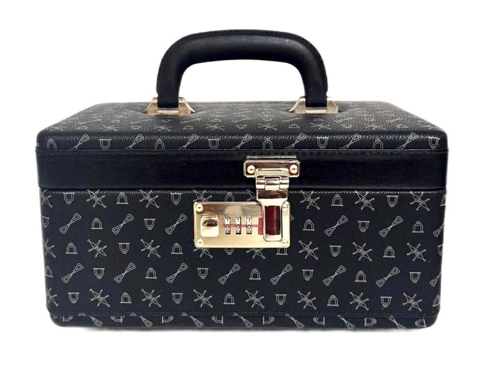 Other Jewelry Briefcase Box Black PU Leather, Padded Organizer Size ONE SIZE - 1 Thumbnail
