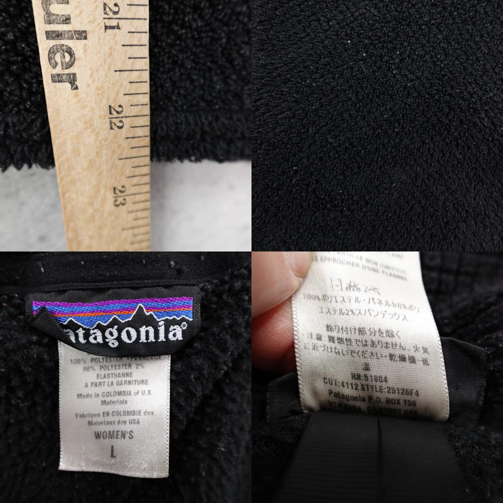 Patagonia VINTAGE Patagonia Vest Women L Black R2 Regulator Polartec Fleece Zip Up Y2K Size L / US 10 / IT 46 - 8 Thumbnail
