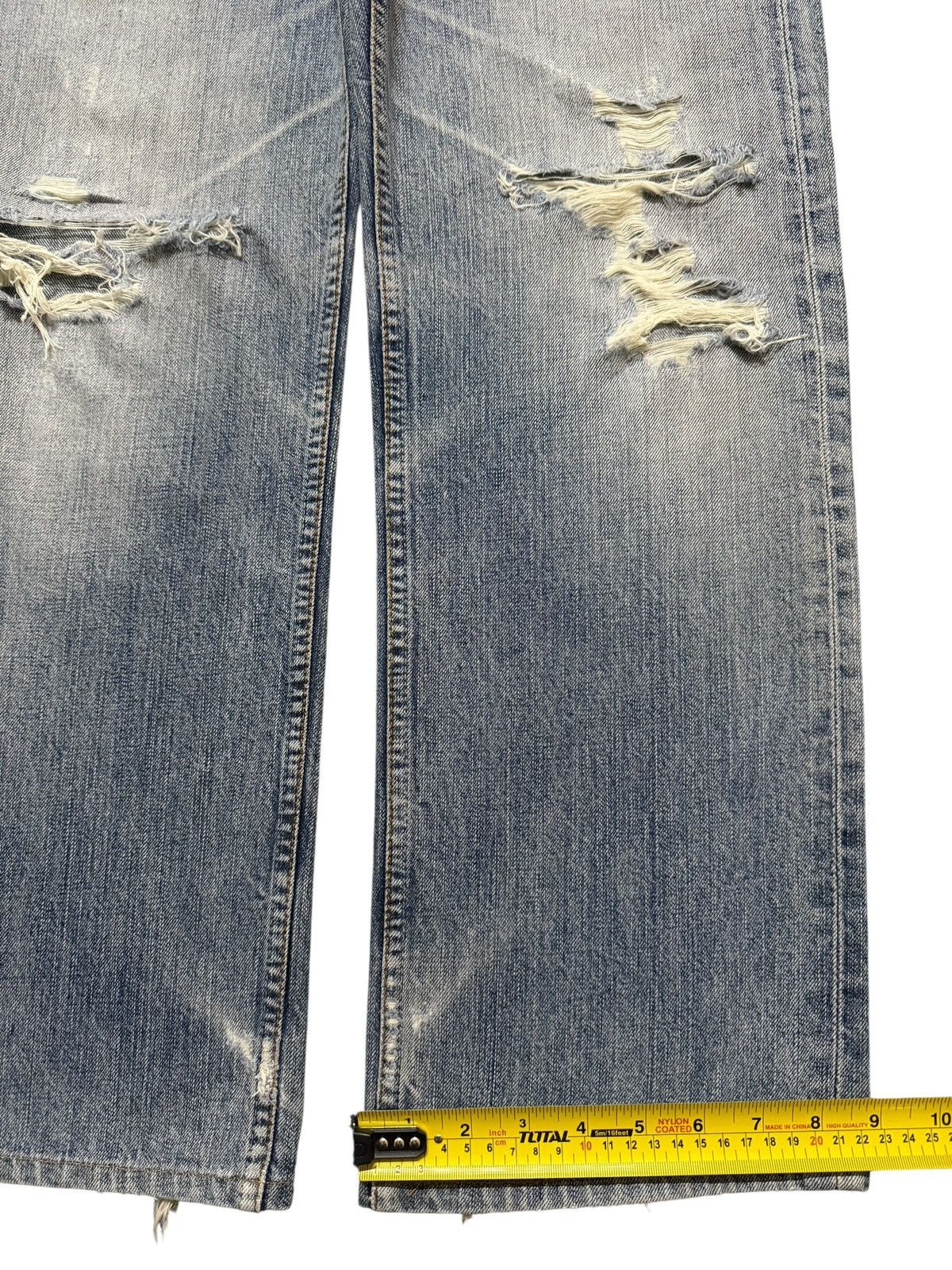 Levi's Vintage 90s Levis 503 Faded Wash Distressed Wide Leg Baggy Size US 28 / EU 44 - 14 Thumbnail