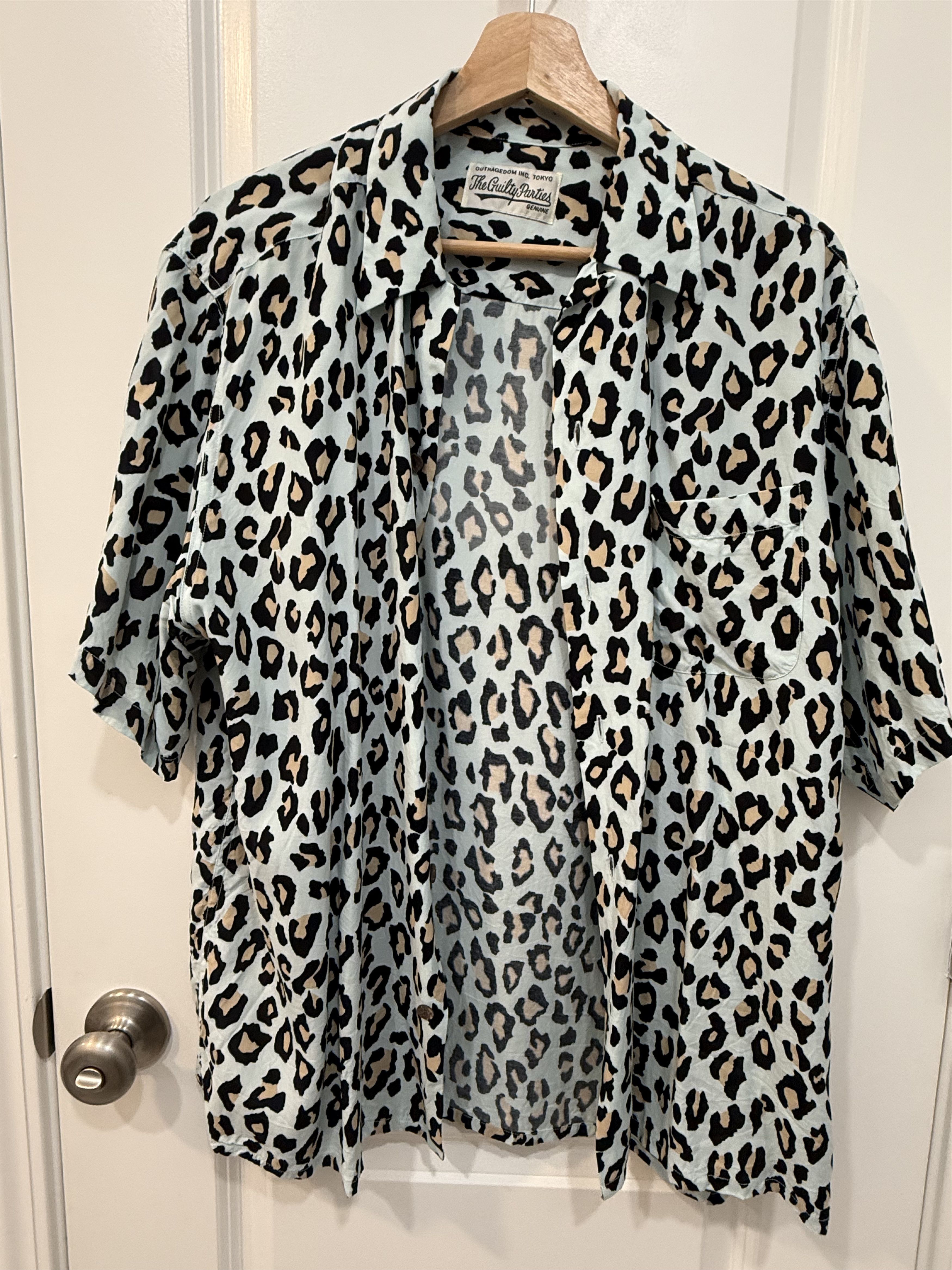 Wacko Maria Wacko Maria Leopard Rayon Hawaiian Shirt Size L Size US L / EU 52-54 / 3 - 1 Thumbnail