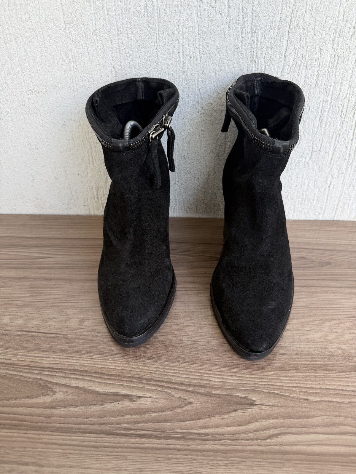 Cinzia Araia double zip wraparound wedge boots like isabel marant Size US 10 / IT 40 - 6 Thumbnail