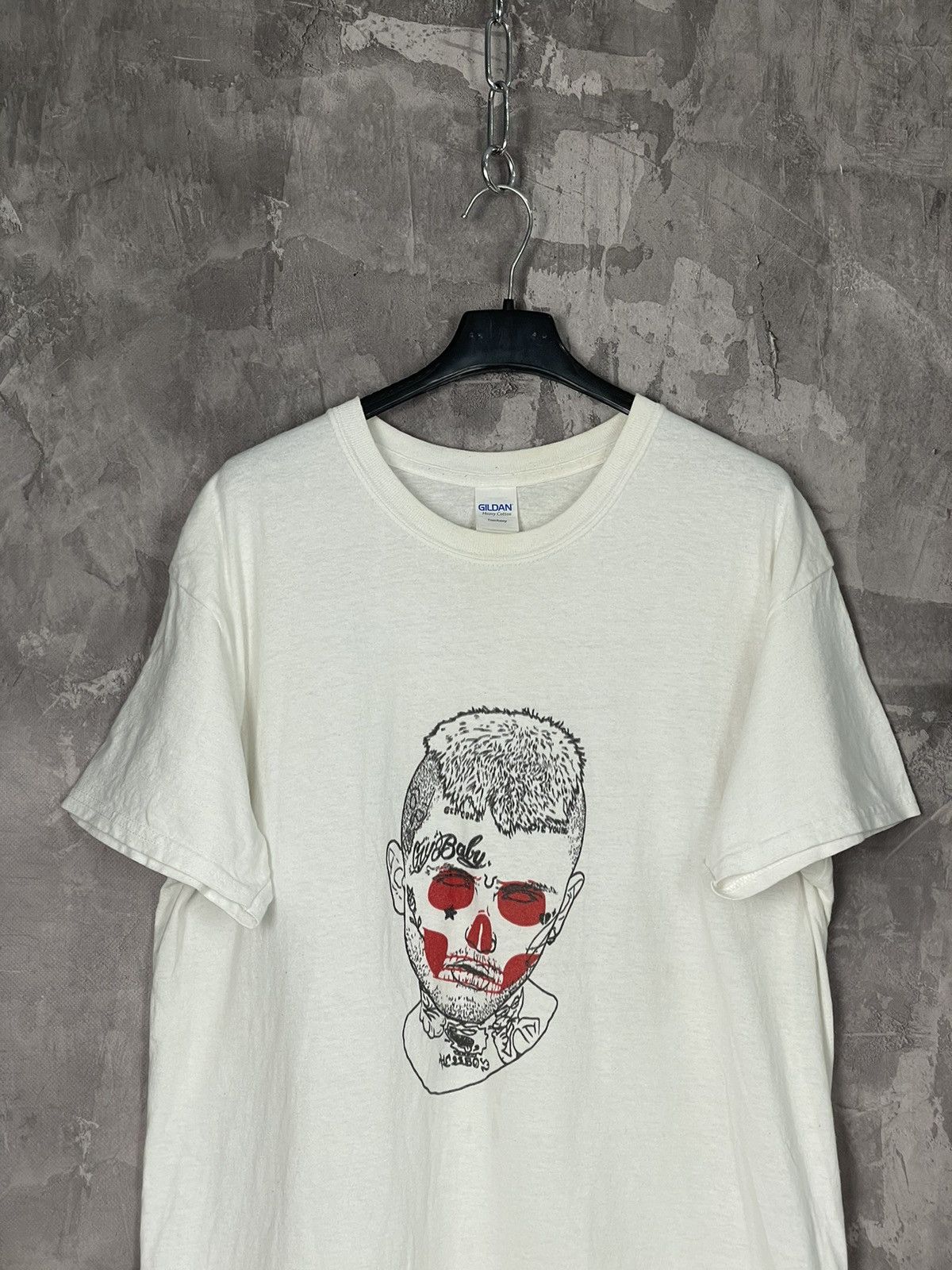 Lil Peep × Rap Tees LIL PEEP The Legend Big Logo Face Printed Vintage T-SHIRT Size US L / EU 52-54 / 3 - 2 Thumbnail
