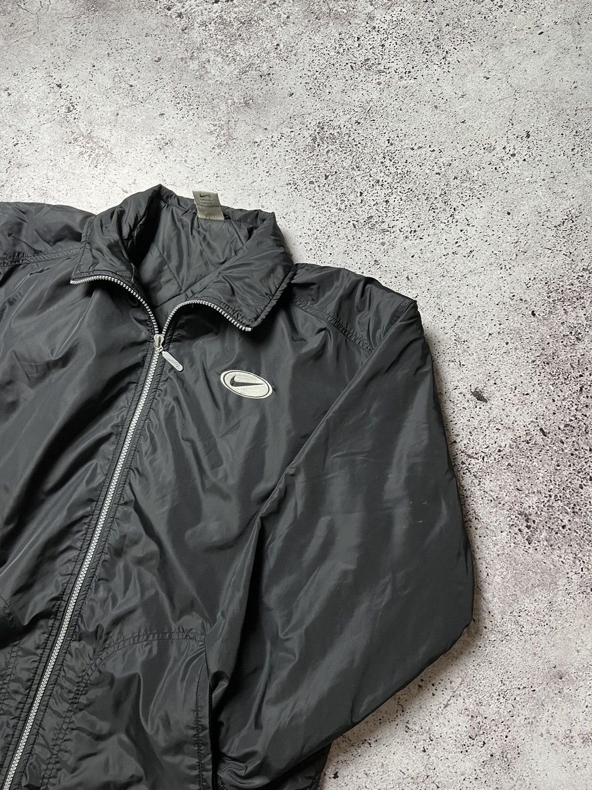 Nike × Vintage Vintage Nike Bomber Big Logo Big Swoosh Jacket Size US L / EU 52-54 / 3 - 5 Thumbnail