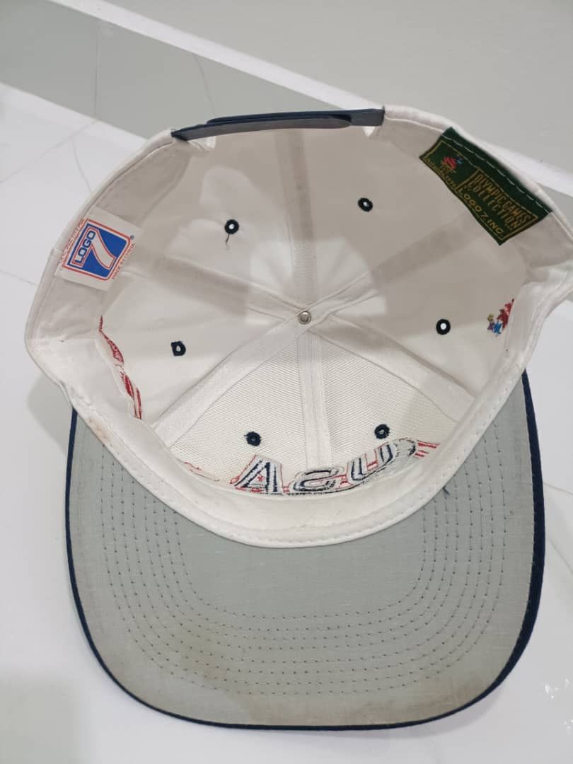 USA Olympics Vintage 1996 Atlanta Summer Olympics Emboidered Snapback Hat Size ONE SIZE - 6 Thumbnail
