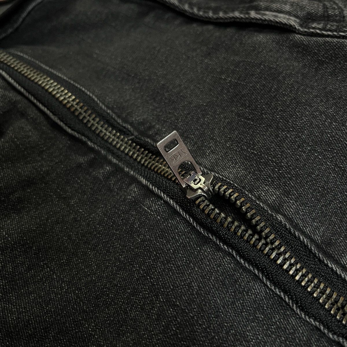 Japanese Brand 2000’s Evris - Zip Panel Flared Jeans Gothic y2k Lgb Grunge Size 24" / US 00 / IT 34 - 3 Thumbnail