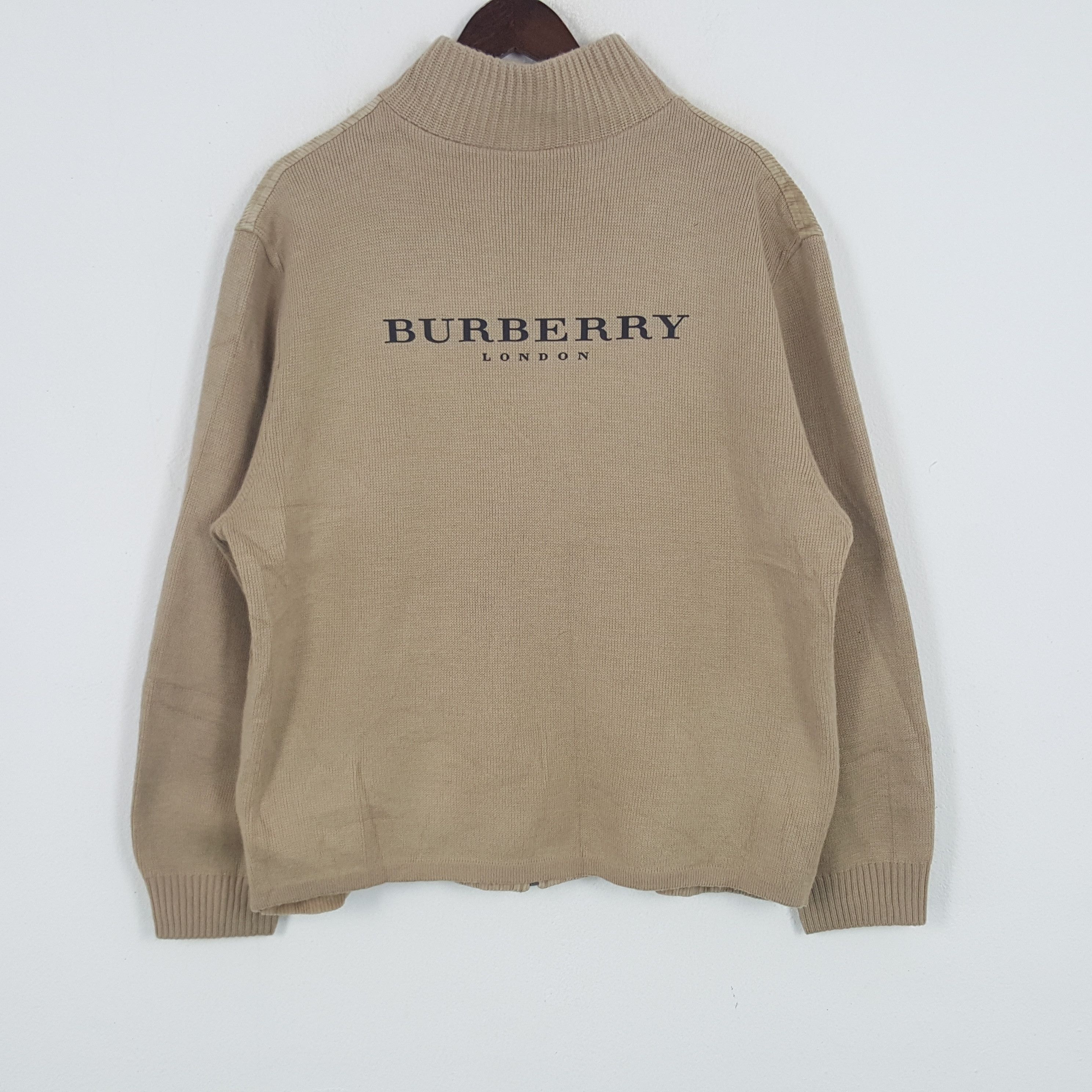 Burberry × Vintage Vintage Burberry London Custon Art Logo Wool Corduroy Jacket Size US XL / EU 56 / 4 - 1 Thumbnail