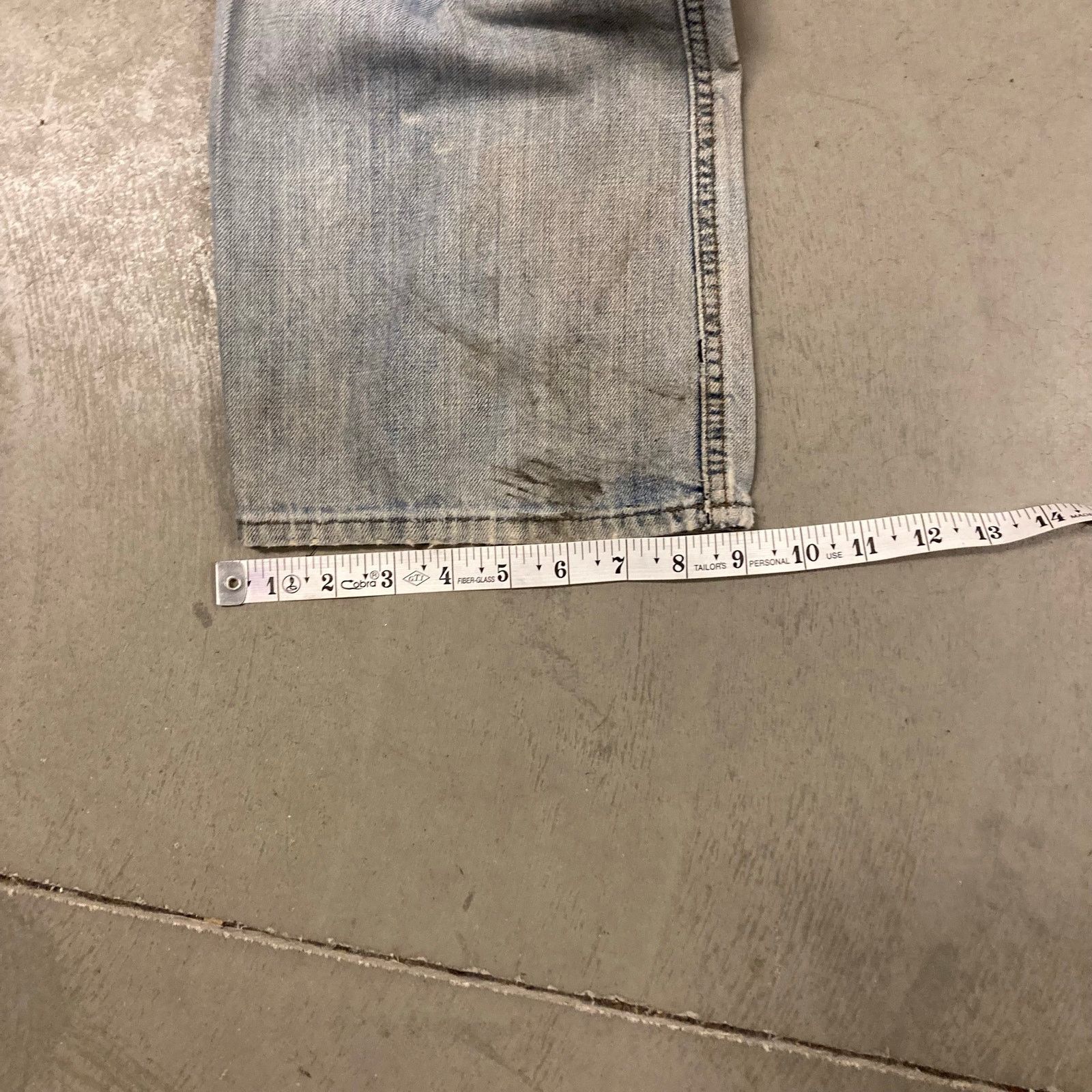 Wrangler Y2K thrashed baggy wrangler bootcut jeans 34x32 Size US 34 / EU 50 - 3 Thumbnail