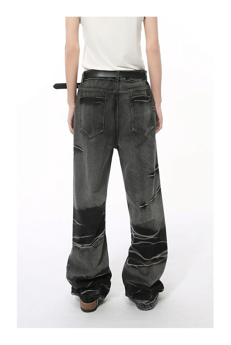 Japanese Brand × Jean High street tie-dye fashion straight casual jeans Size US 32 / EU 48 - 6 Thumbnail