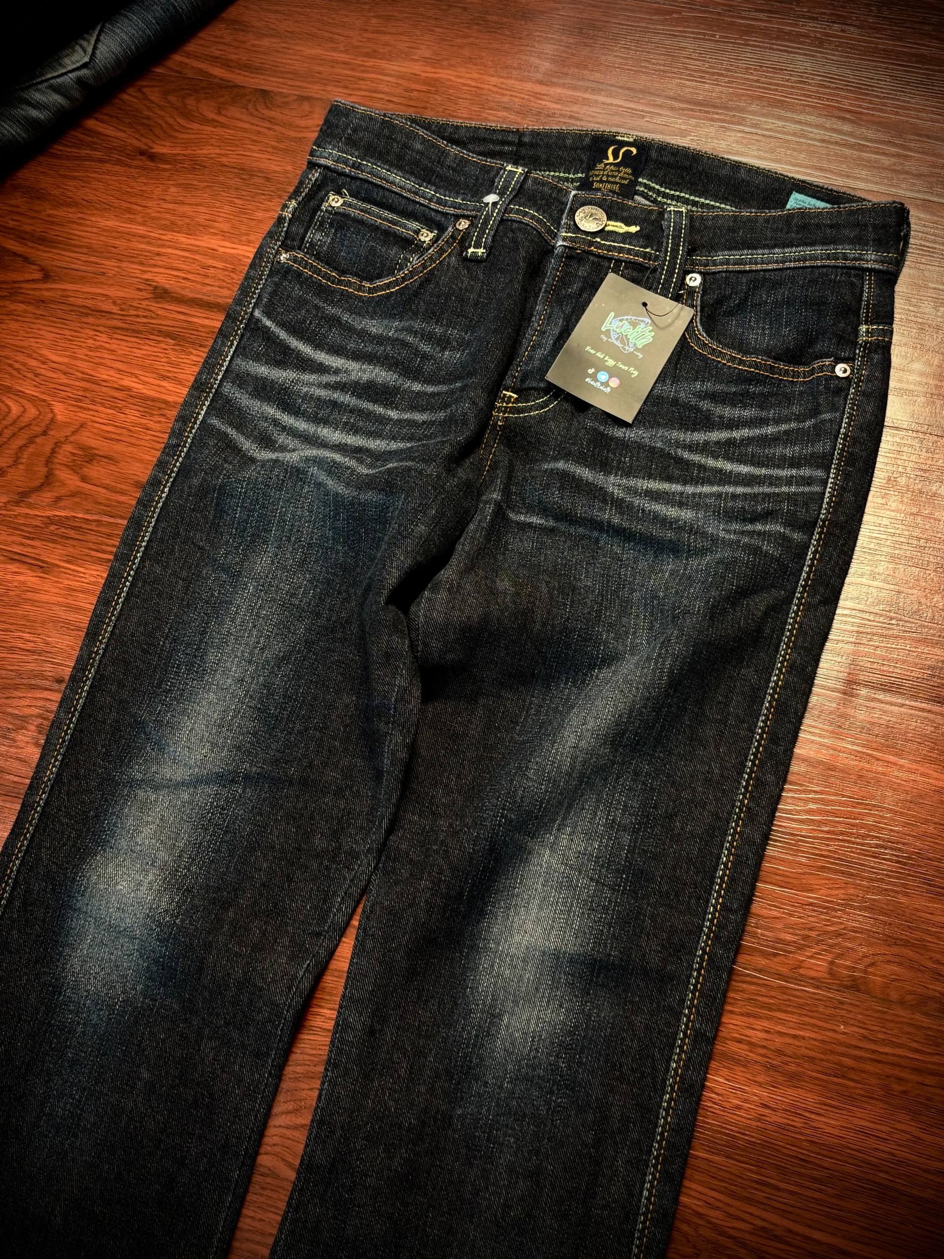 Comme des Garcons Vintage Y2K Vienus Flared Claw mark Distressed Low Rise Jean Size 28" / US 6 / IT 42 - 2 Thumbnail