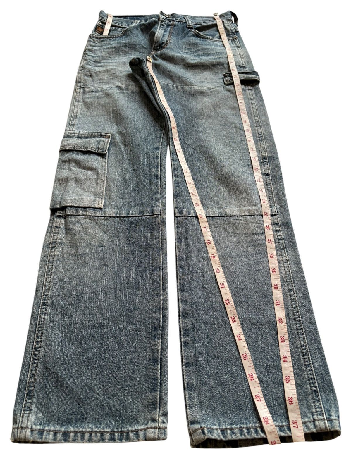 Edwin Exclusive Vintage Edwin Mud Wash Cargo Carpenter Jeans Size US 26 / EU 42 - 13 Thumbnail