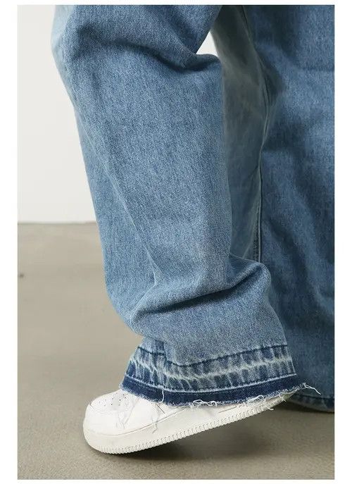Other y2k baggy loose faded damaged jeans Size US 30 / EU 46 - 5 Thumbnail