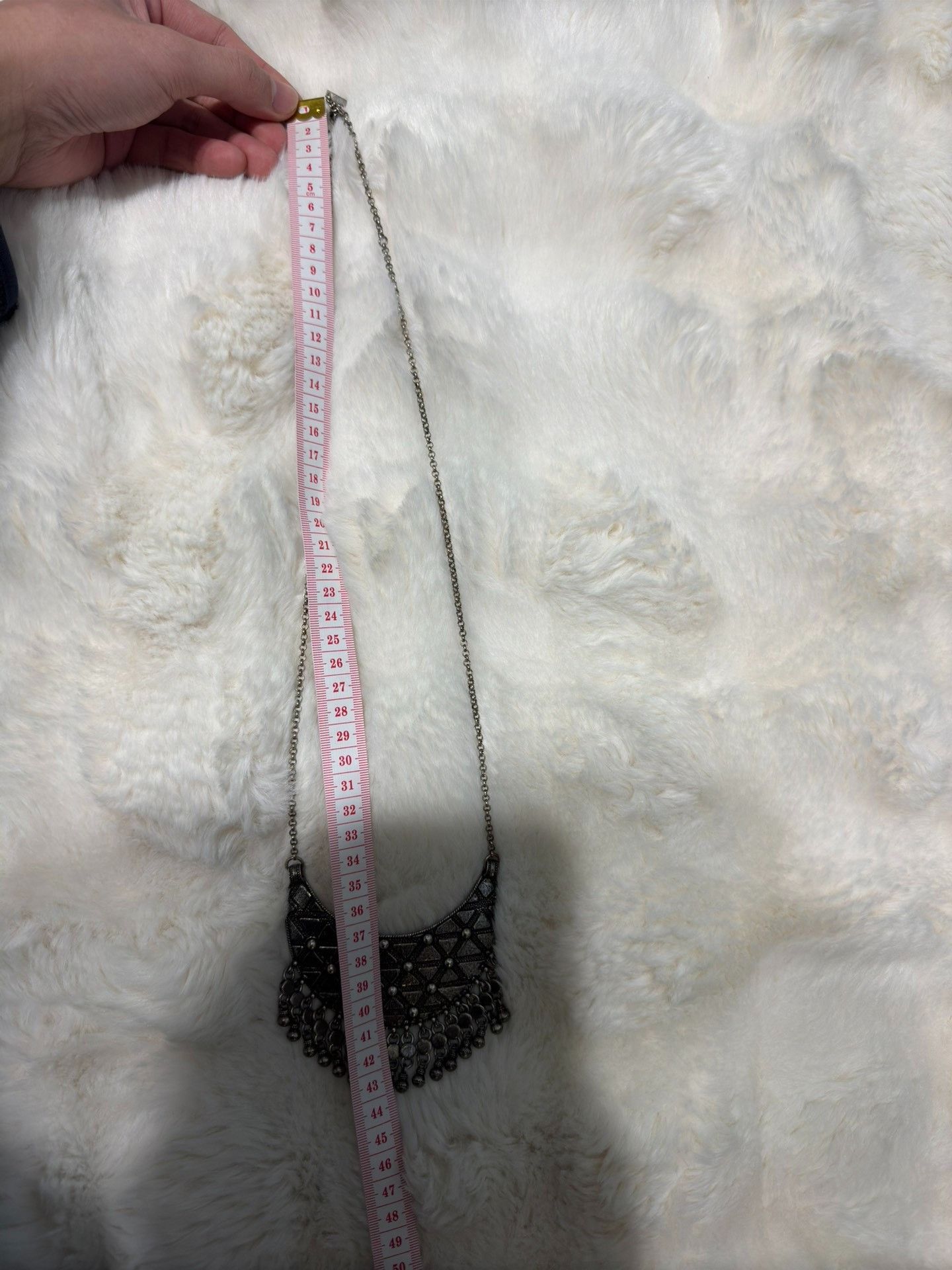 Saint Laurent Paris Saint laurent Mingzu Wind Heavy Industry Necklace 2501-Next Size ONE SIZE - 8 Thumbnail