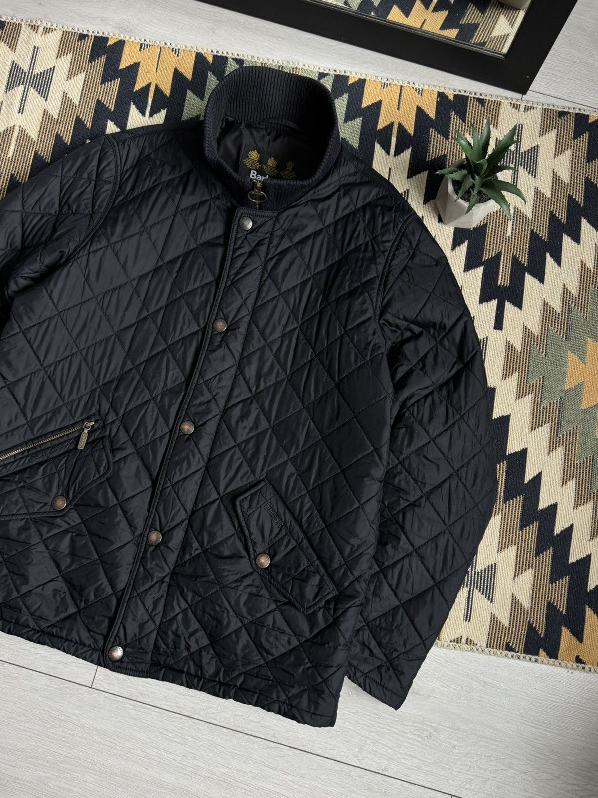 Barbour Vintage Barbour Chelsea Rib Neck Quilted Jacket Size US M / EU 48-50 / 2 - 3 Thumbnail