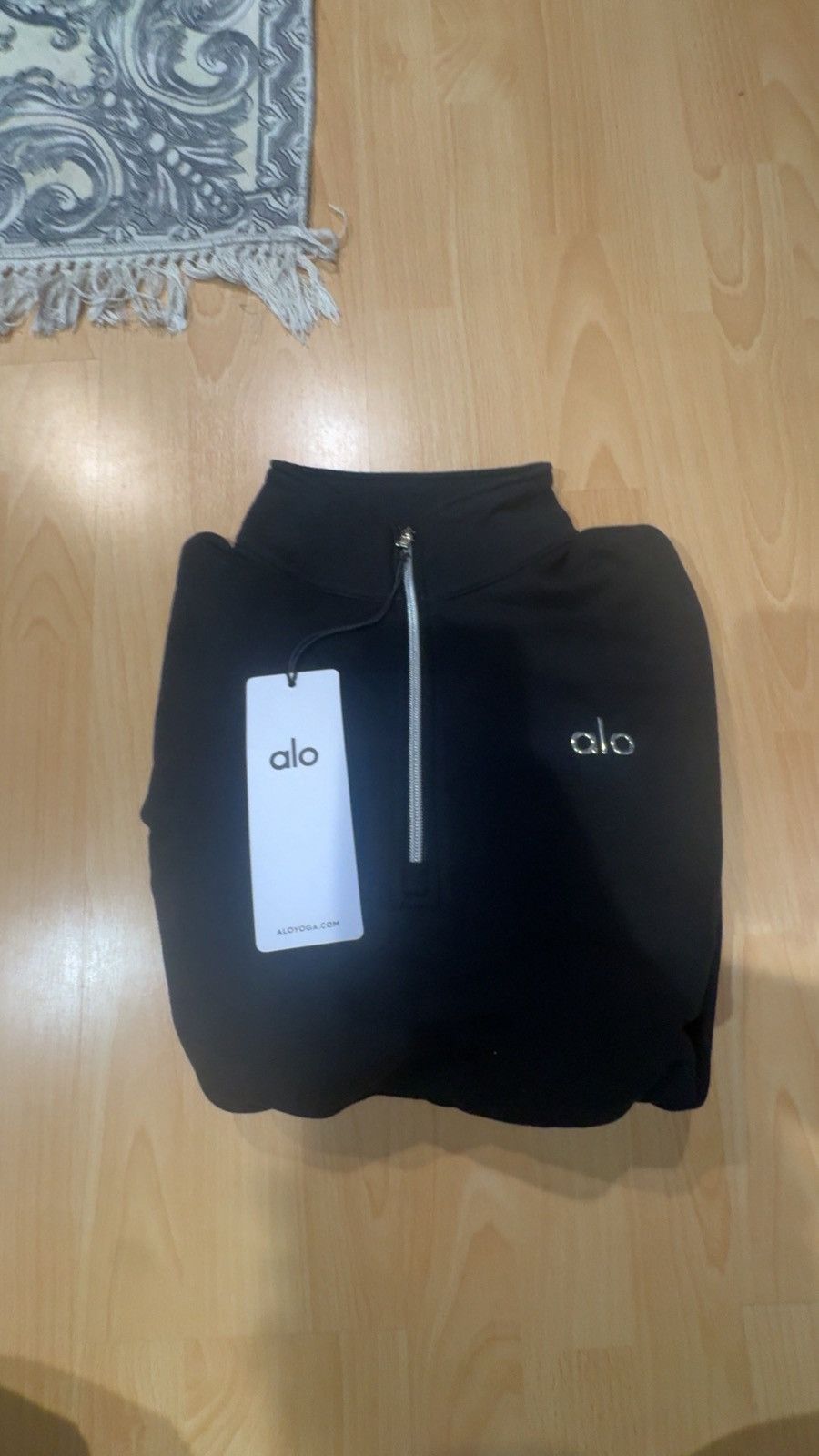 Alo Black Alo quarter zip Size US S / EU 44-46 / 1 - 1 Thumbnail